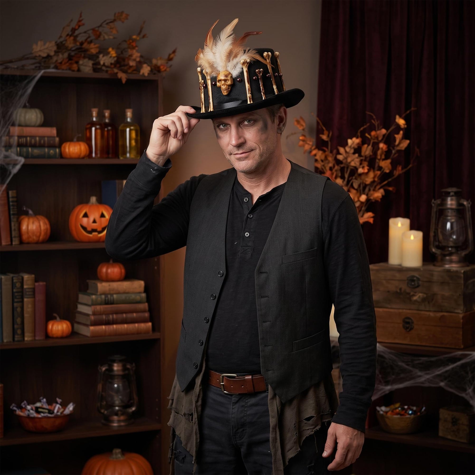 Witch Doctor Hat Costume Accessory | One Size