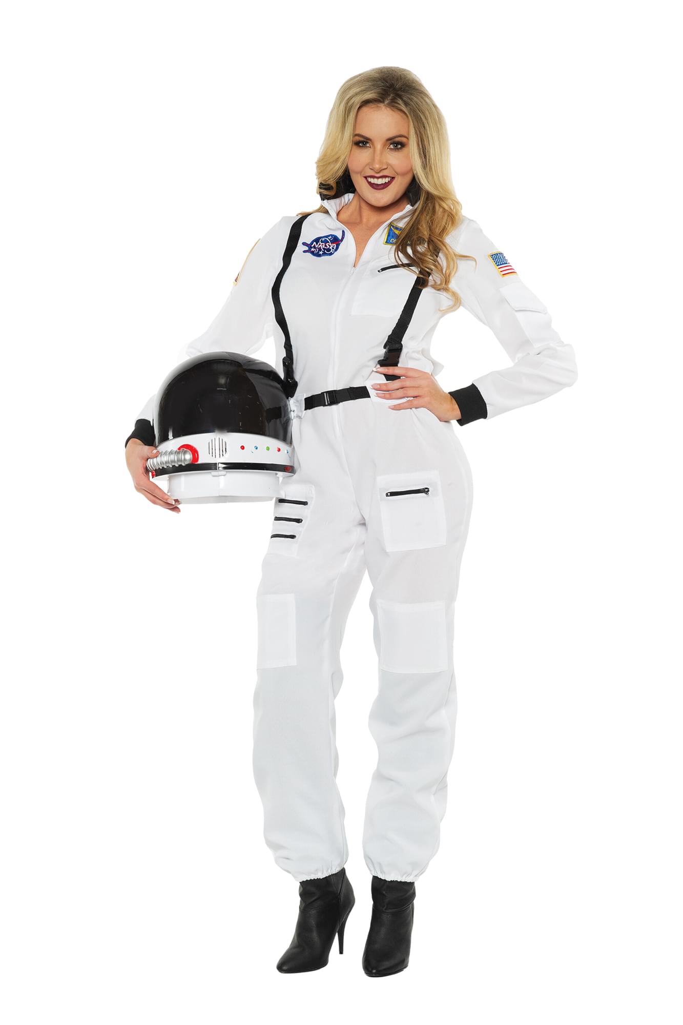 Female Astronaut - White Adult Costume