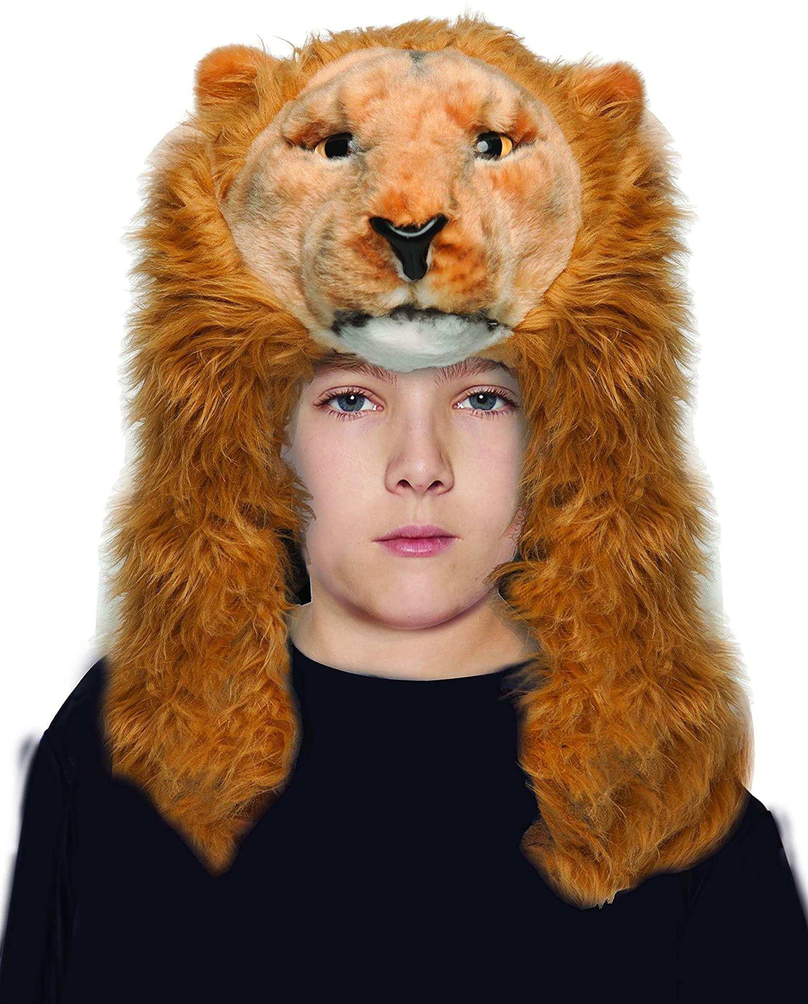 Lion Adult Costume Animal Headpiece | One Size