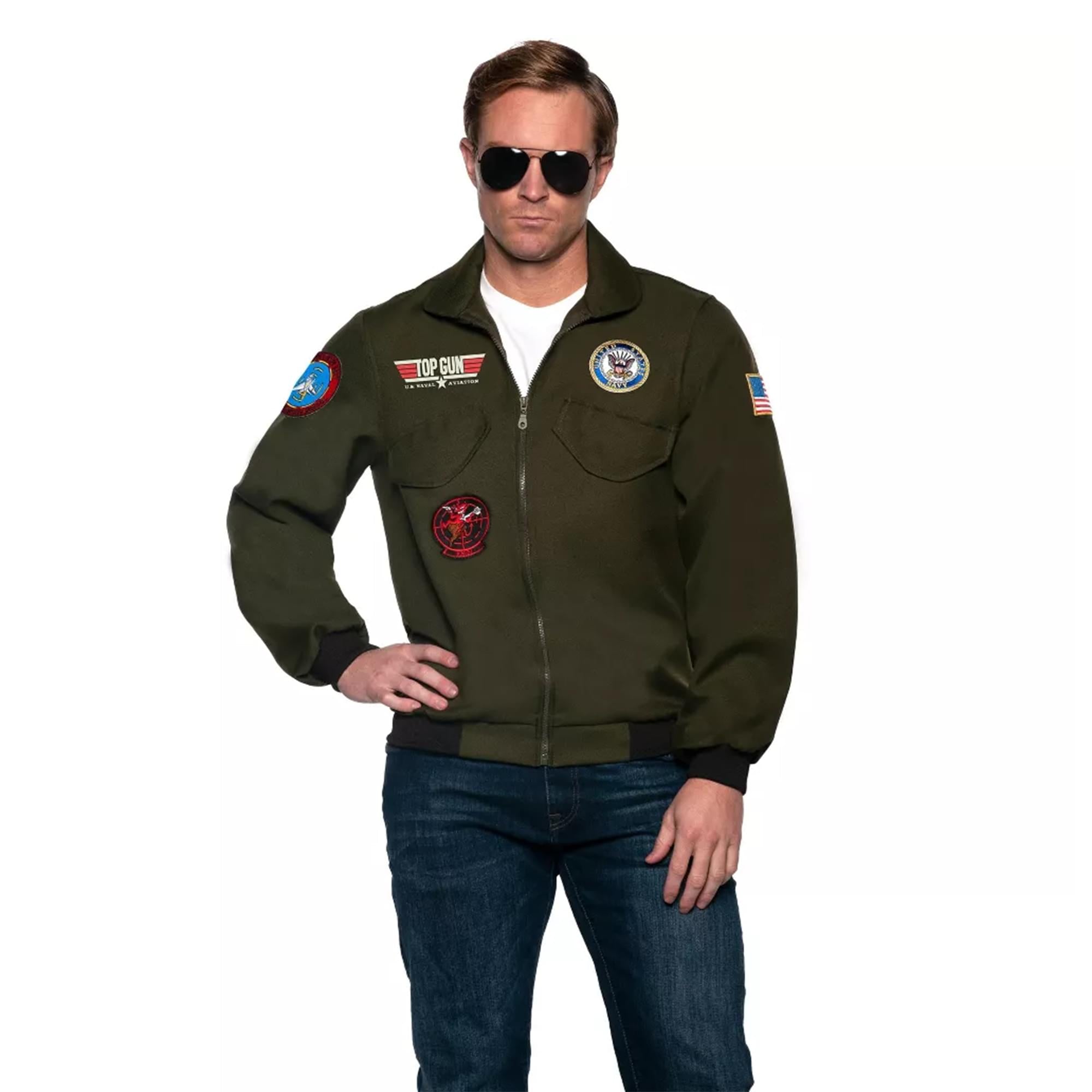 Navy Top Gun Pilot Jacket Adult Costume