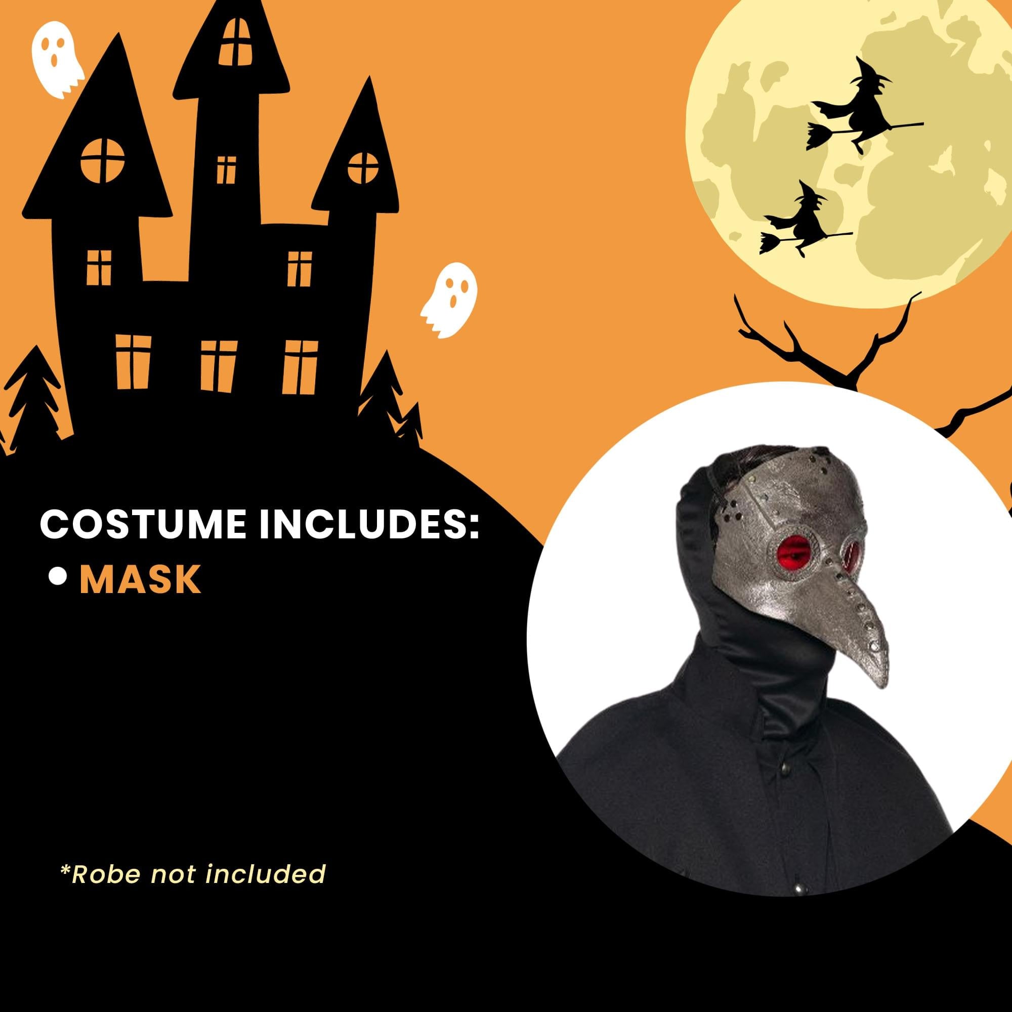 Plague Doctor Adult Costume Mask