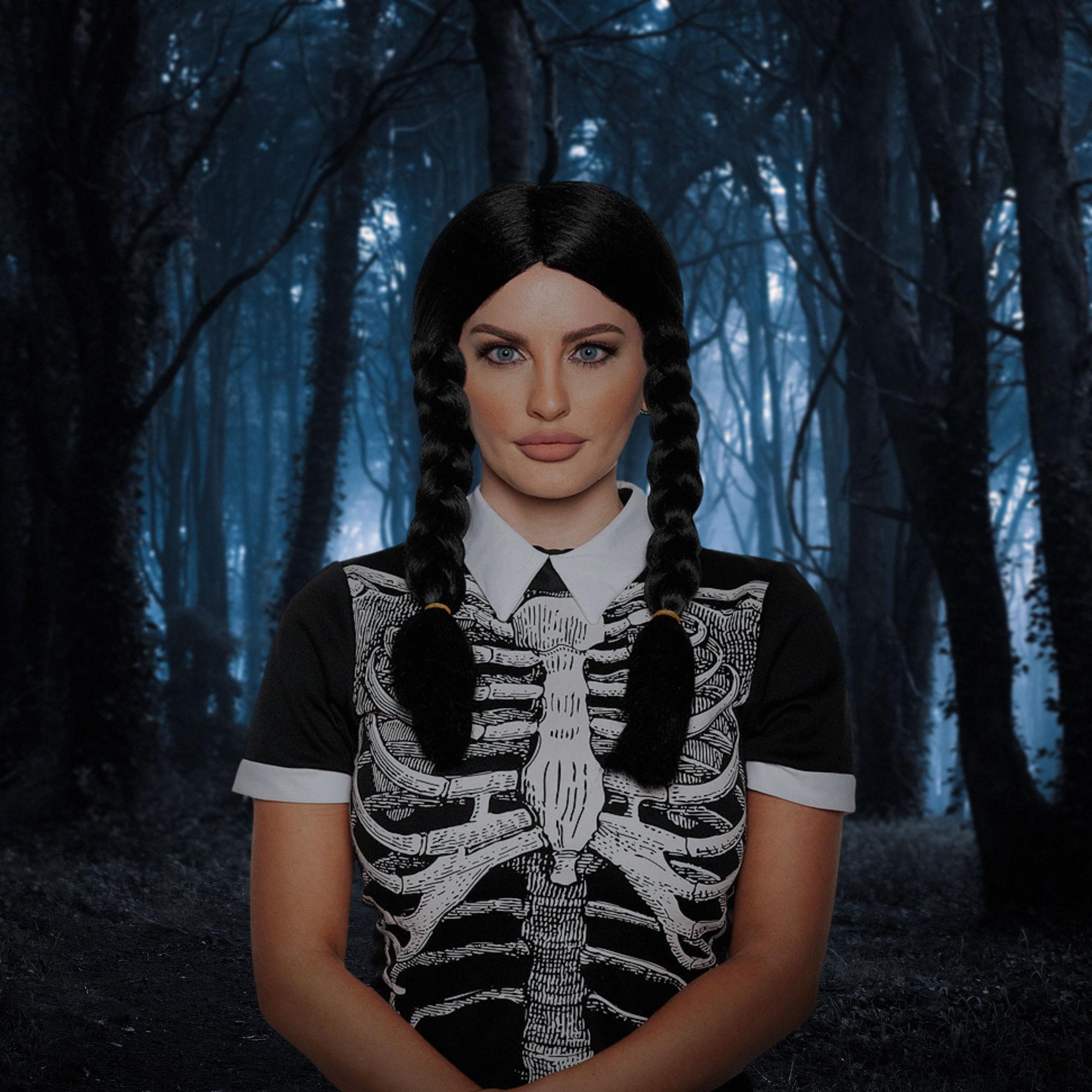 Goth Girl Wig Adult Costume Accessory