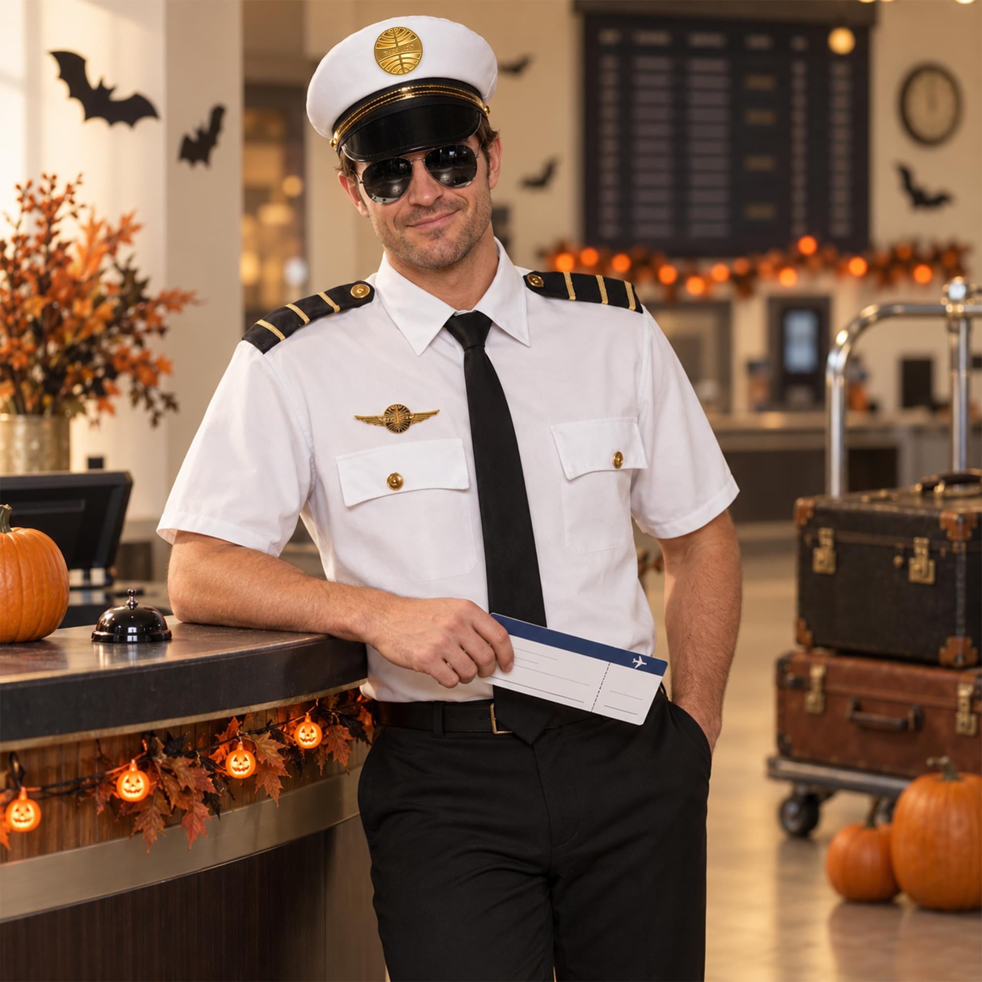 Pan Am Officially Licensed Pilot Adult Costume Accessory Kit