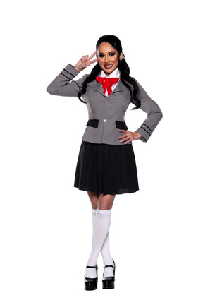 Anime Cosplay Schoolgirl Adult Costume
