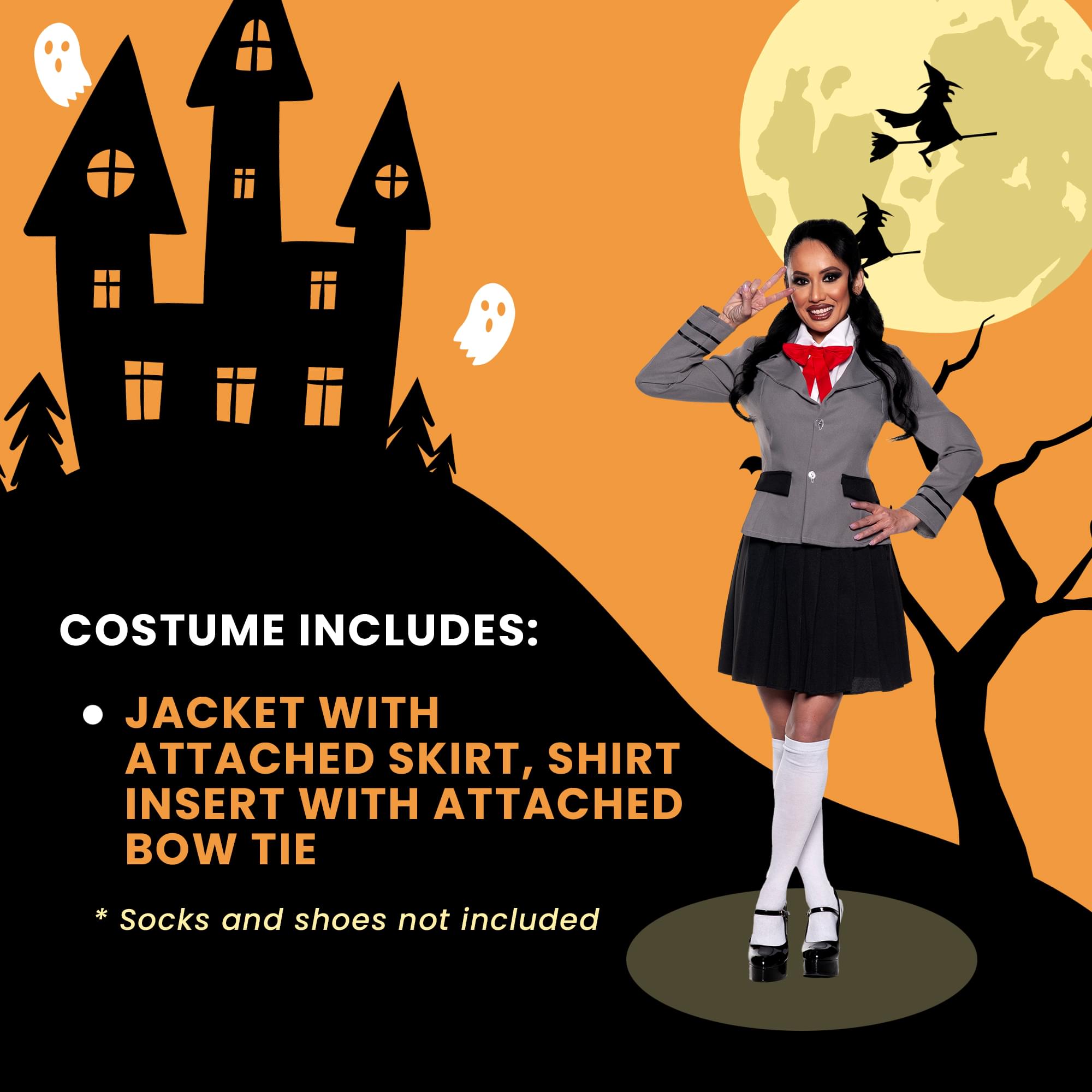 Anime Cosplay Schoolgirl Adult Costume