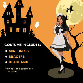 Anime Cosplay French Maid Adult Costume