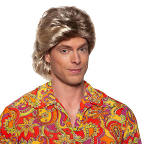 70's Disco Adult Costume Wig | Blonde