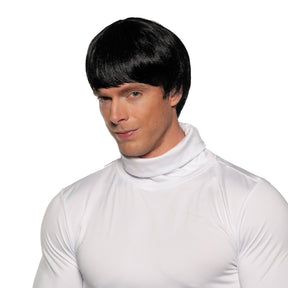 60's Mop Top Adult Costume Wig | Black