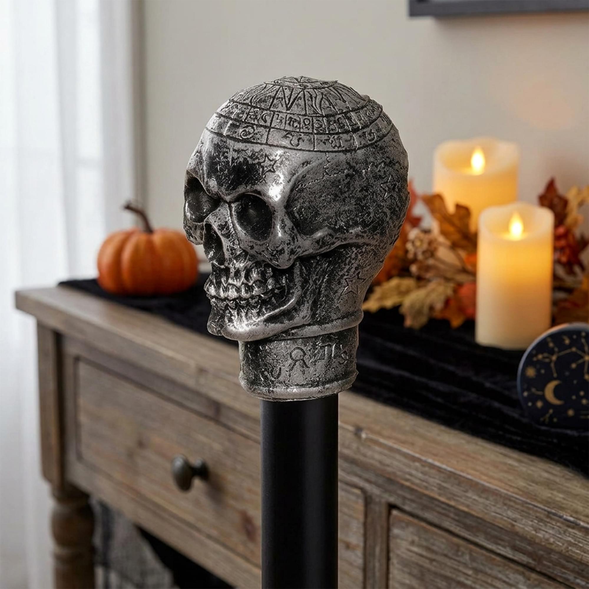 Skull Walking Cane Adult Costume Accessory