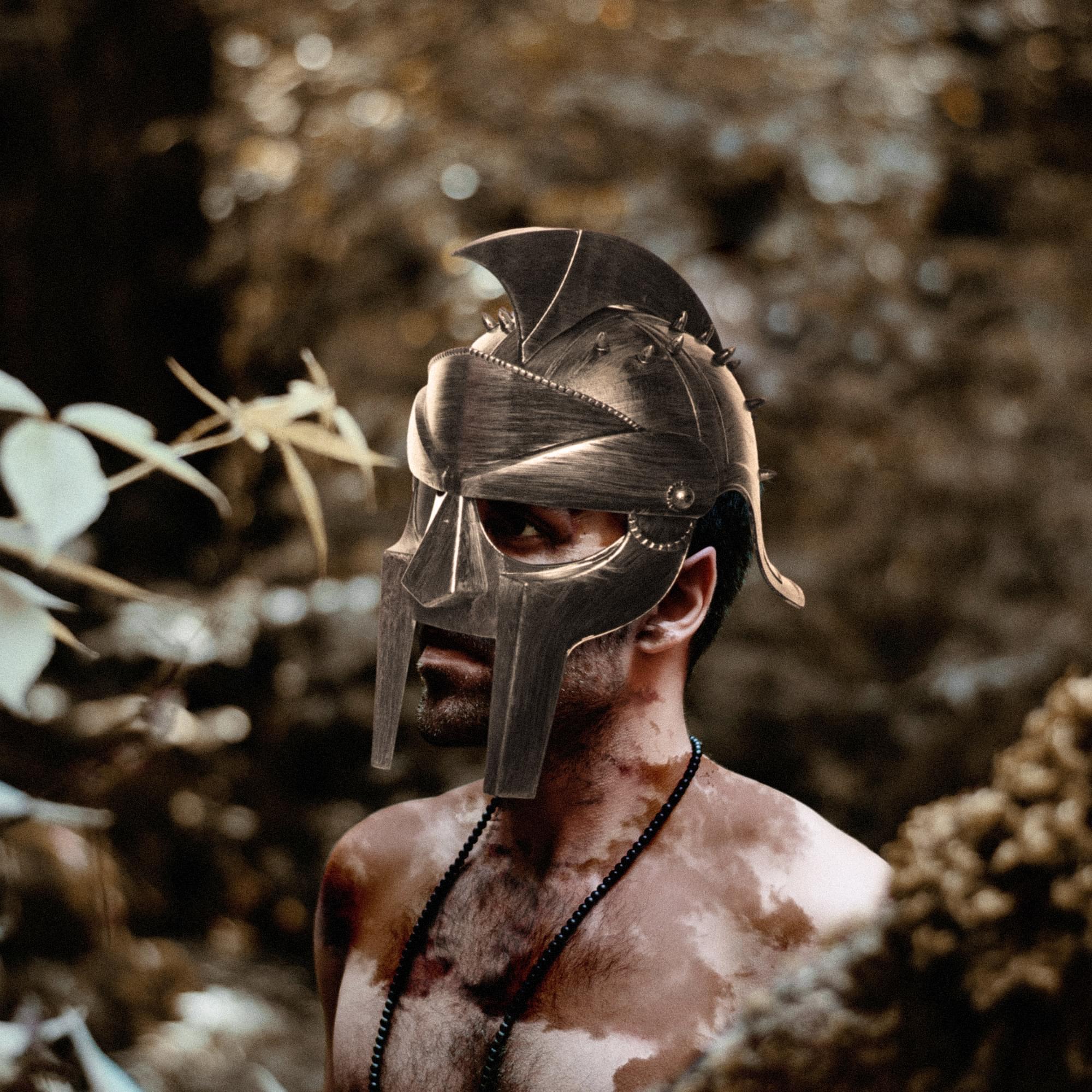 Spiked Gladiator Helmet Adult Costume Accessory