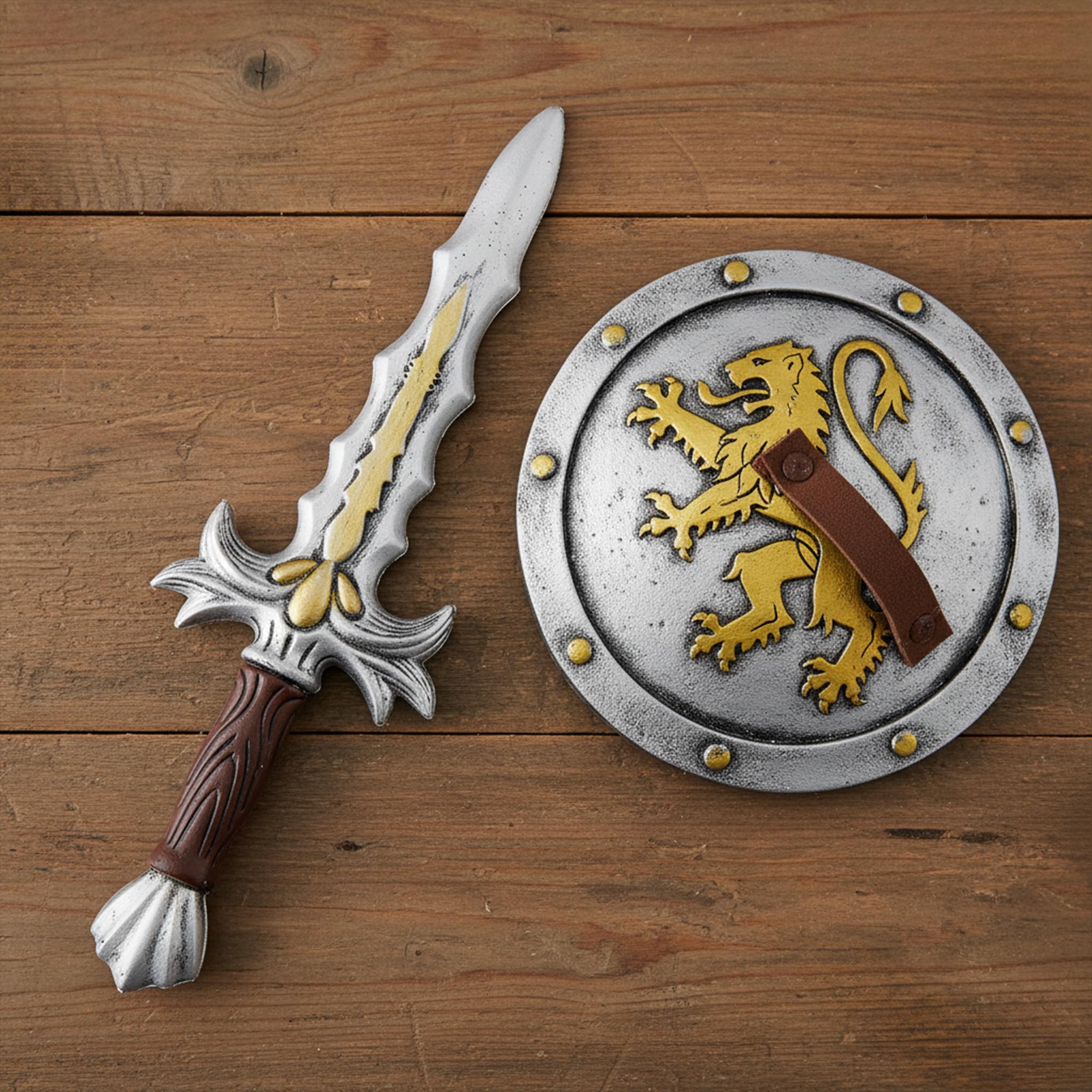 Foam Dagger Short Dragon Handle Costume Accessory