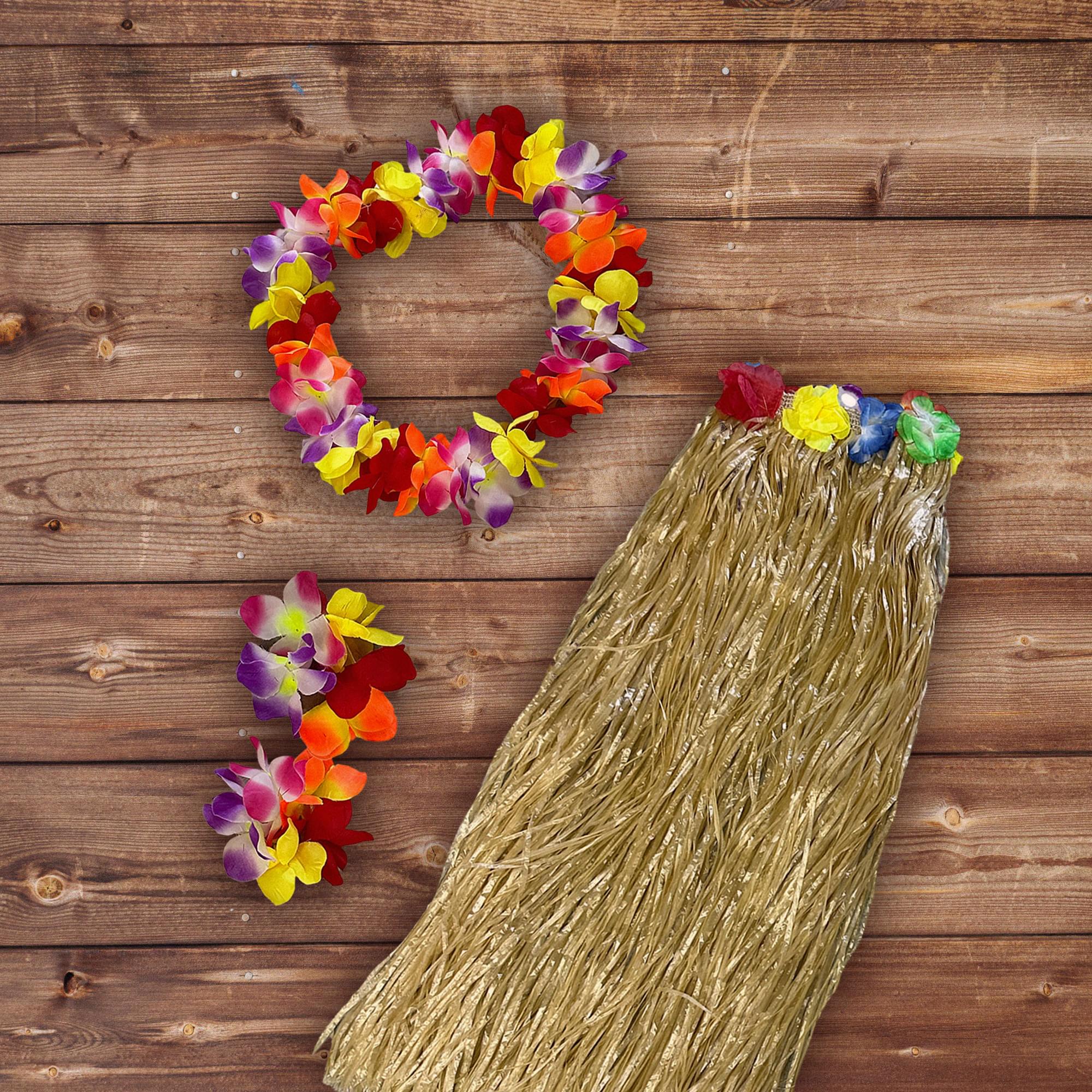 Hawaiian Accessory Kit Adult Costume Set | OS