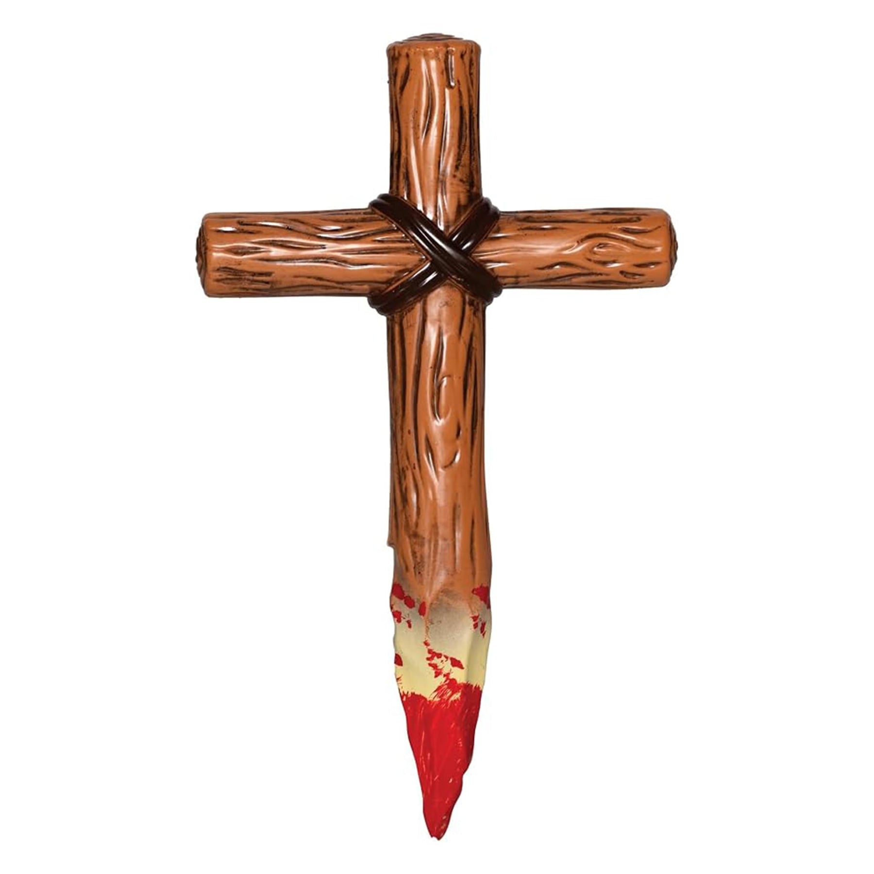Bloody Wooden Stake Cross Adult Costume Accessory
