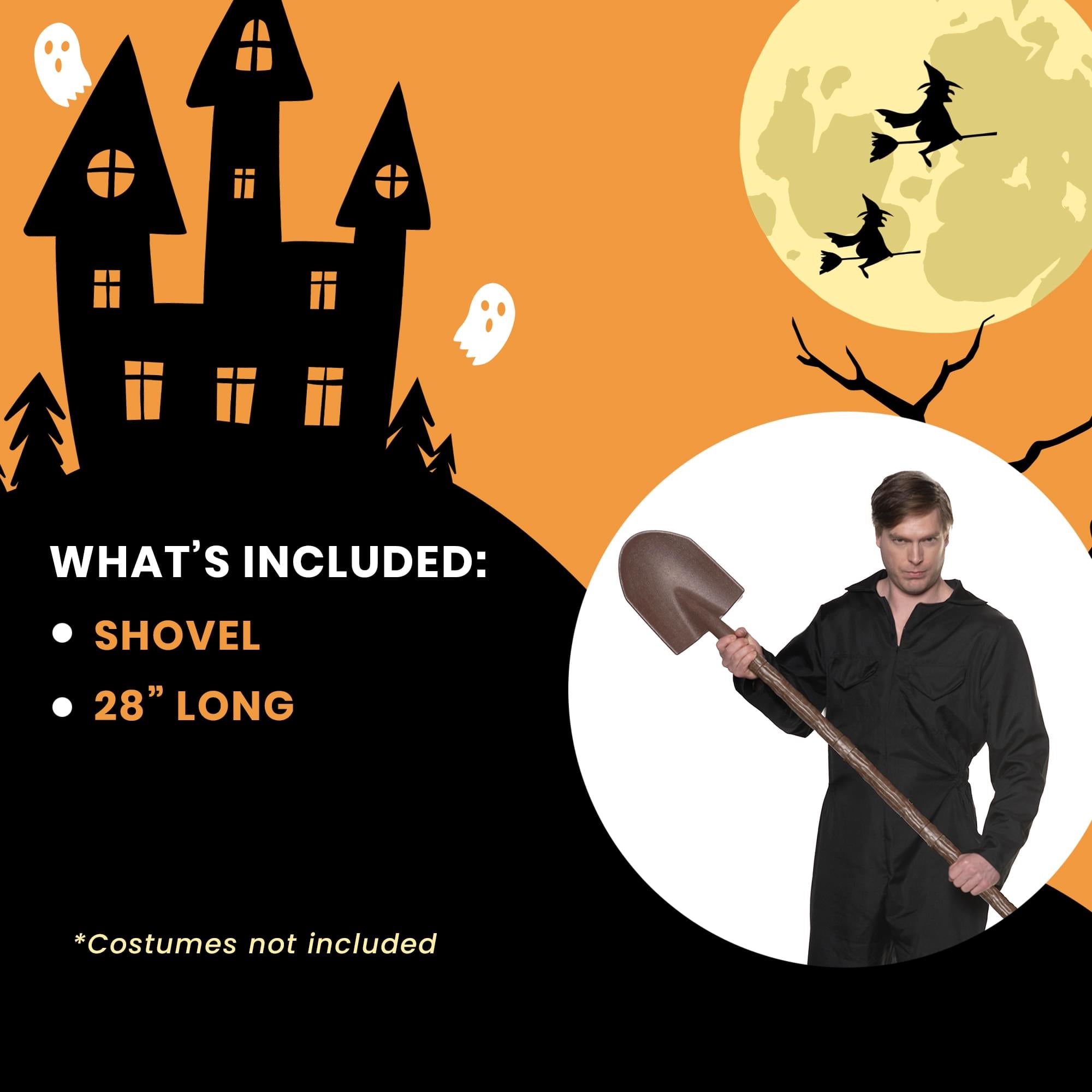 Shovel 28 Inch Plastic Adult Costume Accessory