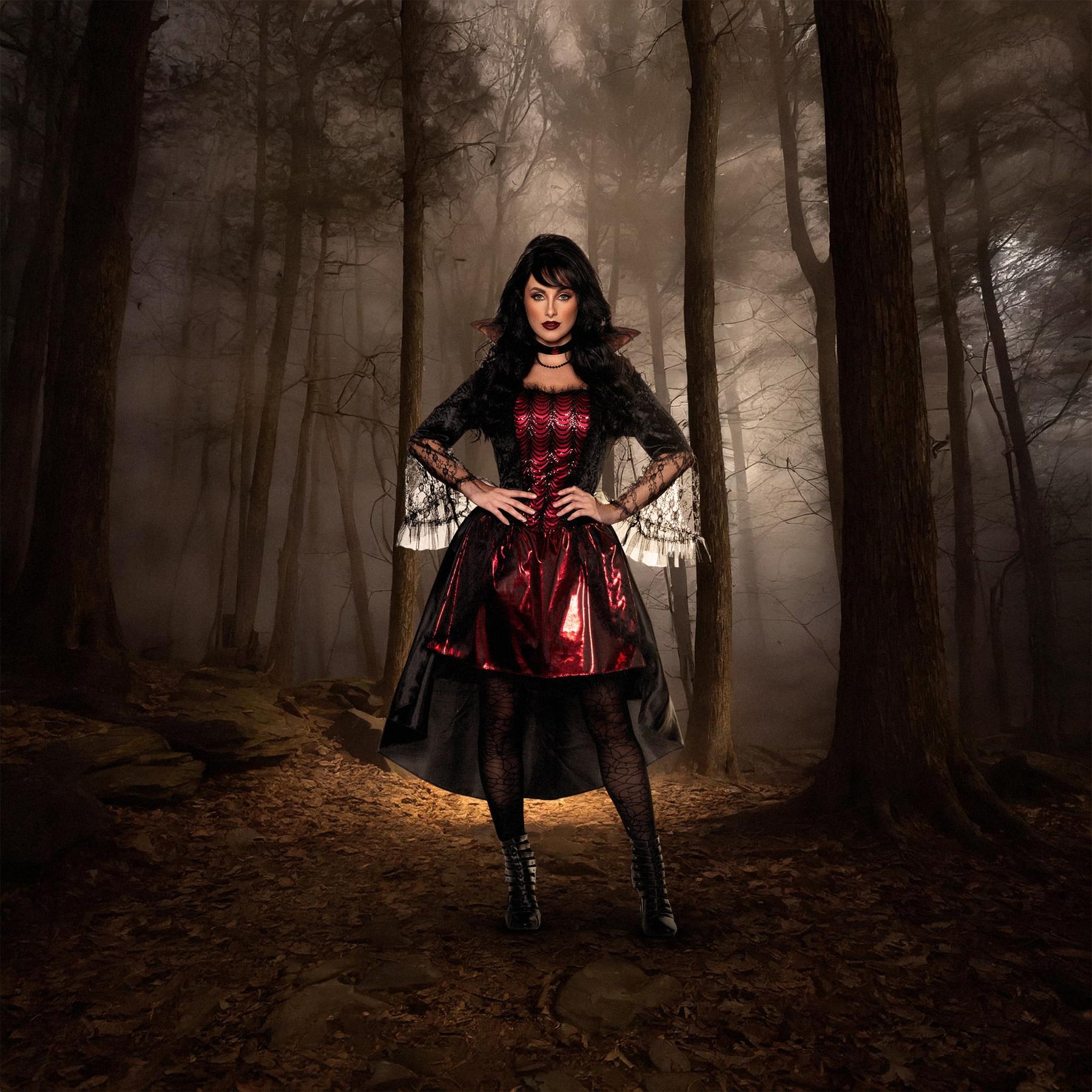 Gothic Vampire Princess Adult Costume Dress | Free Shipping Gothic Vampire Princess Adult Costume Dress | Free Shipping