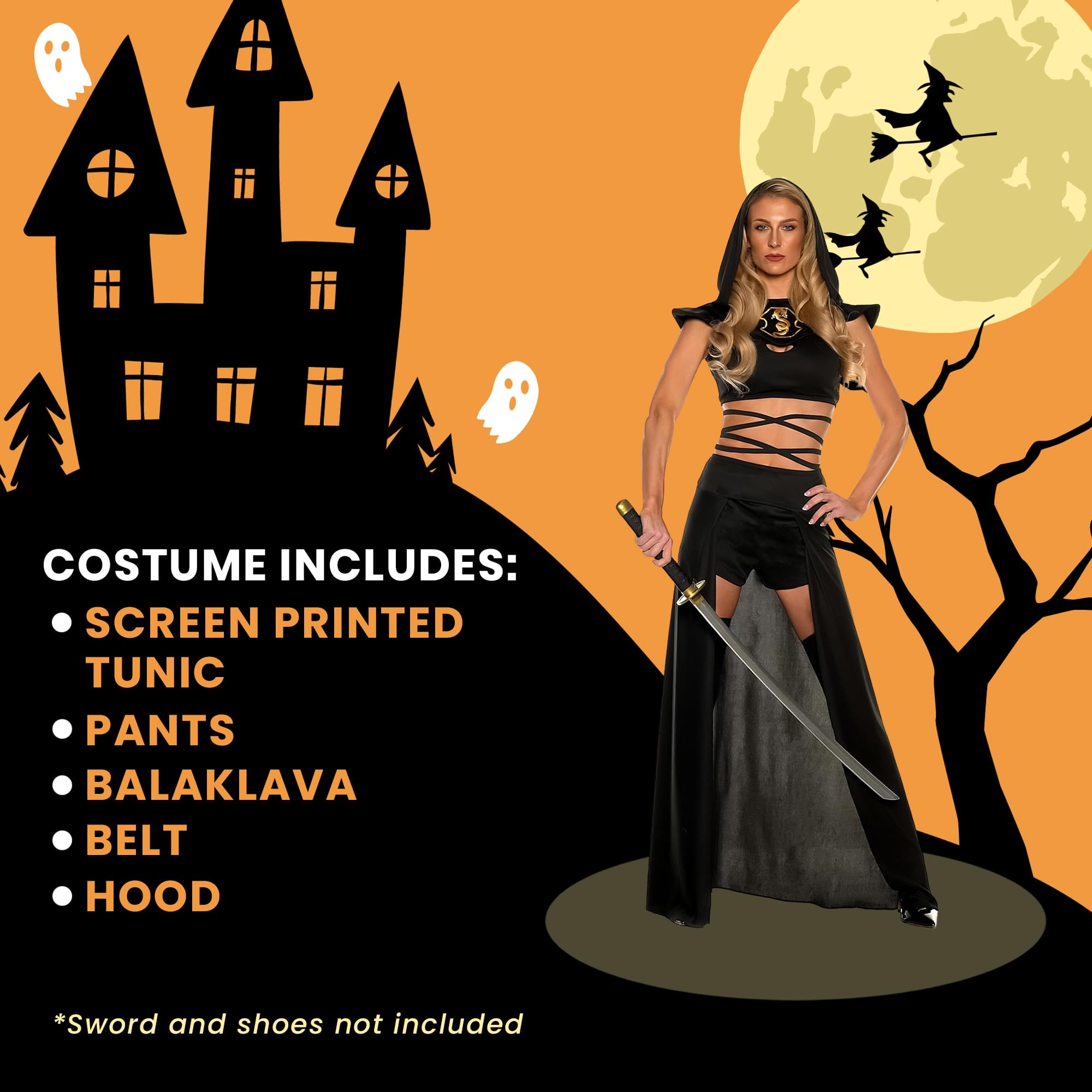 Silent Assassin Ninja Adult Costume