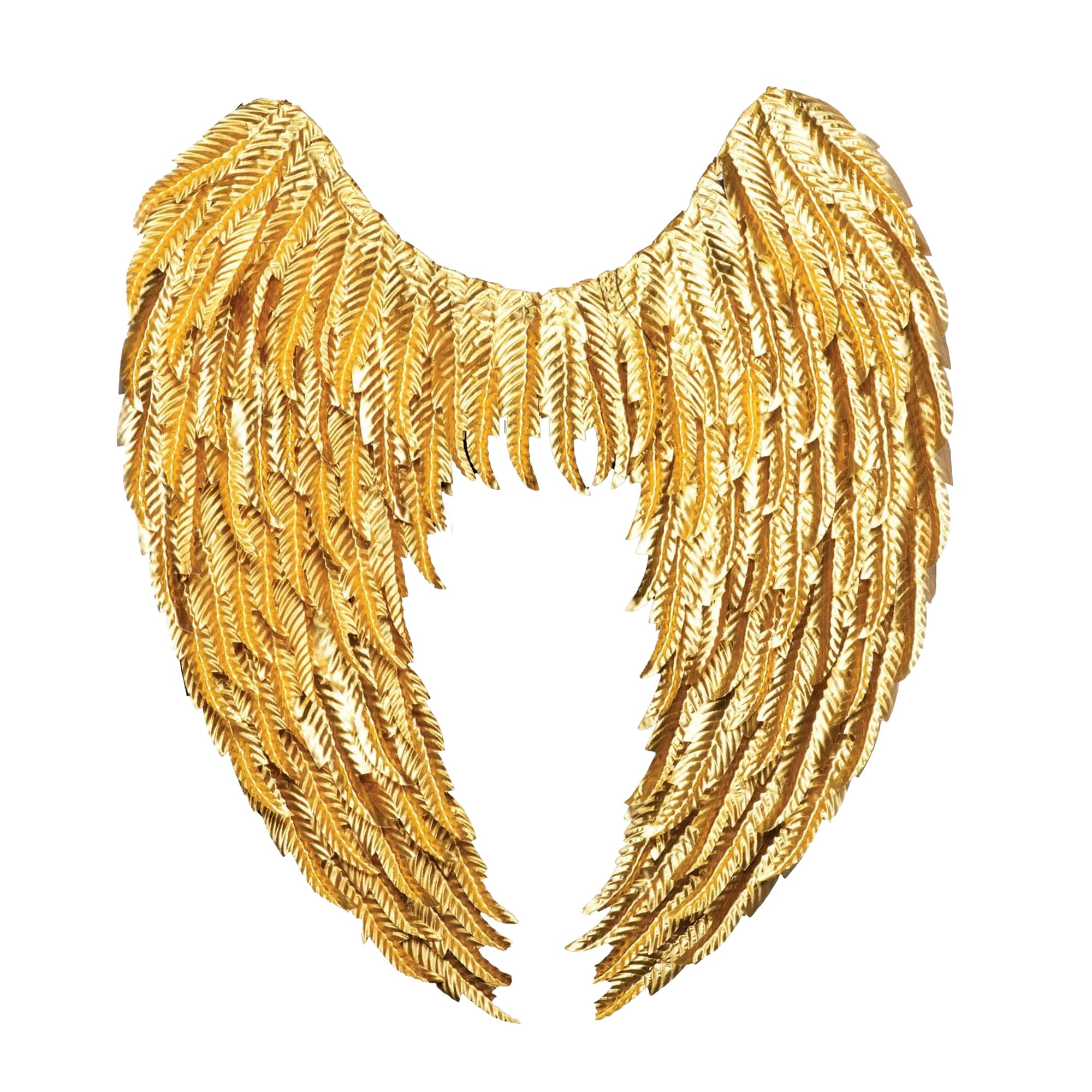 Gold Foil Wings Adult Costume Accessory | One Size