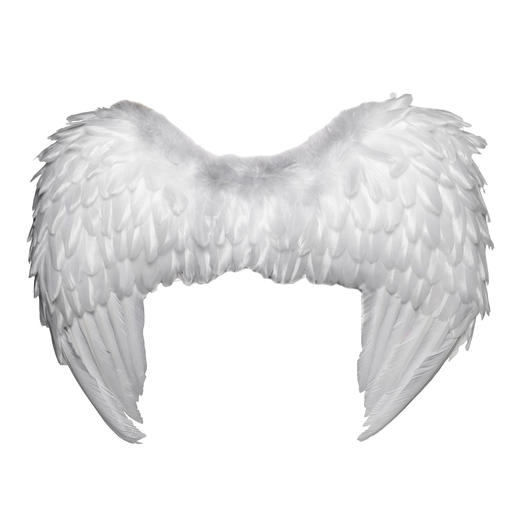 Small White Foam Backed Wings Adult Costume Accessory | One Size