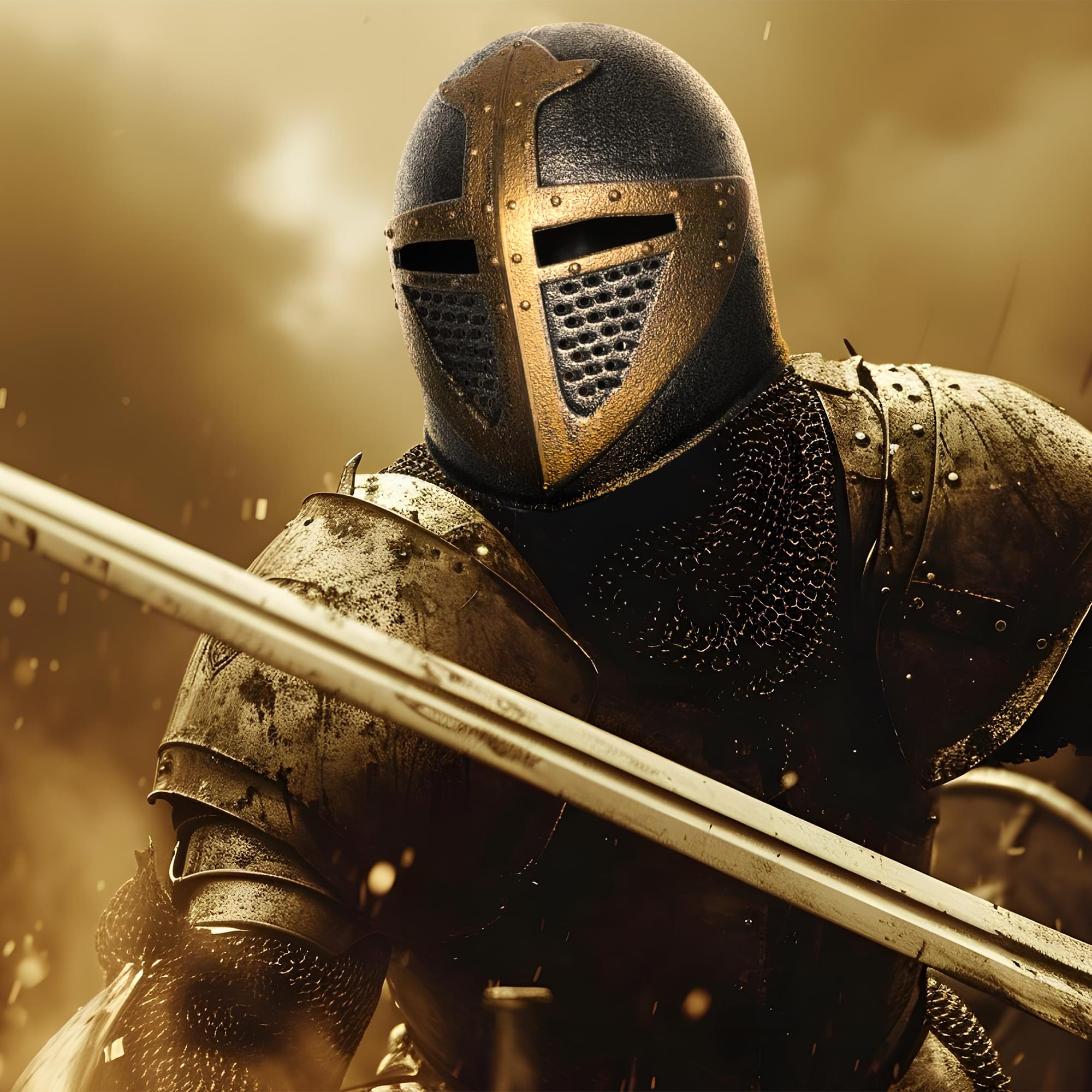 Medieval Crusader Bucket Helmet Adult Costume Accessory