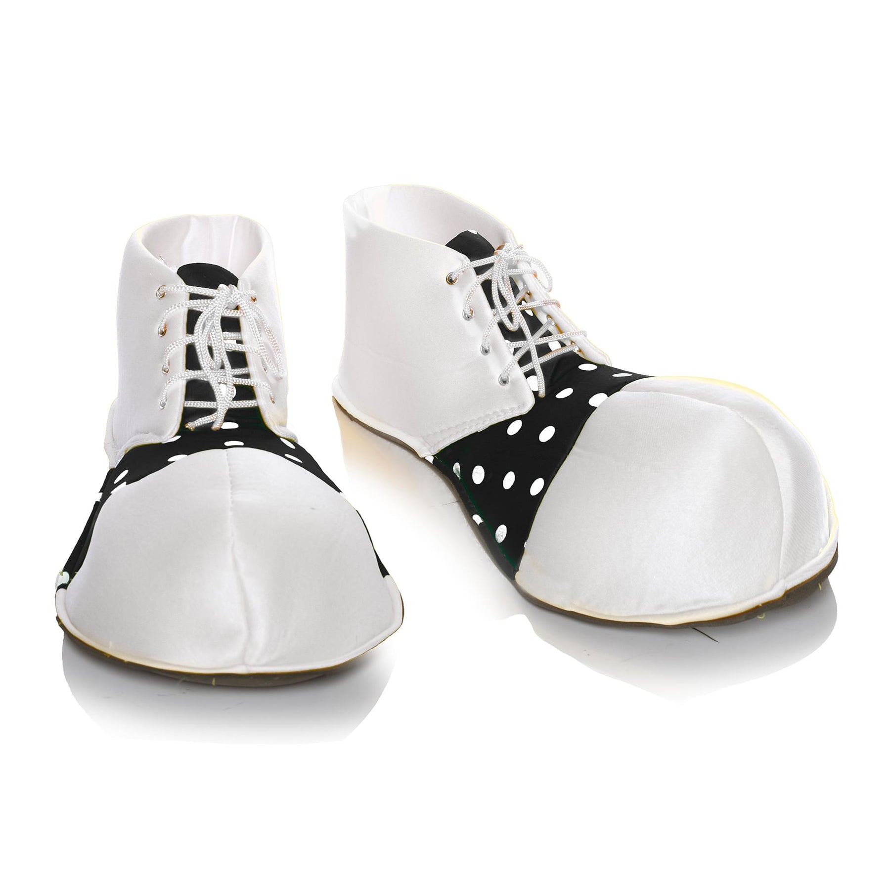 Oversized White Clown Adult Costume Shoes