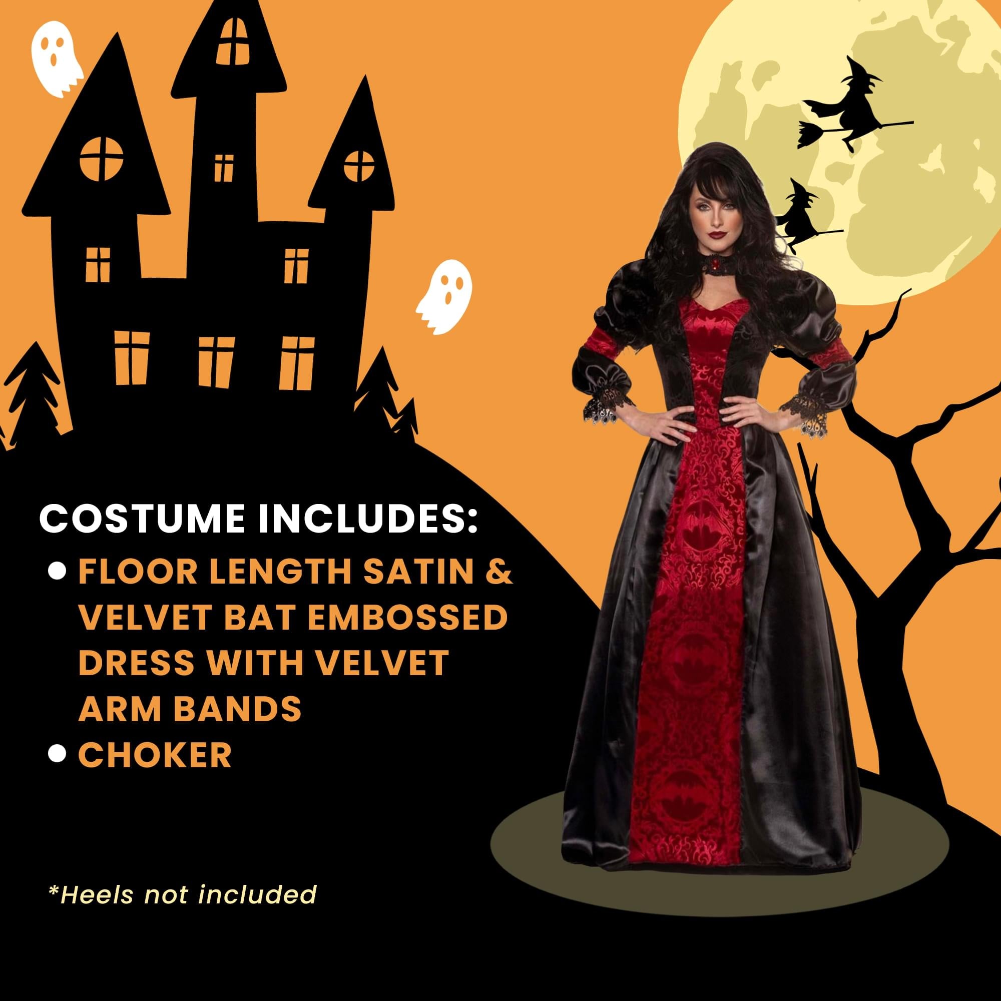 Gothic Vampiress Adult Costume