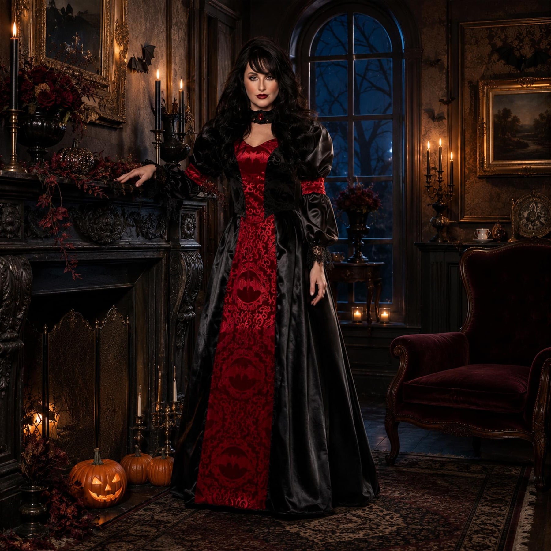 Gothic Vampiress Adult Costume