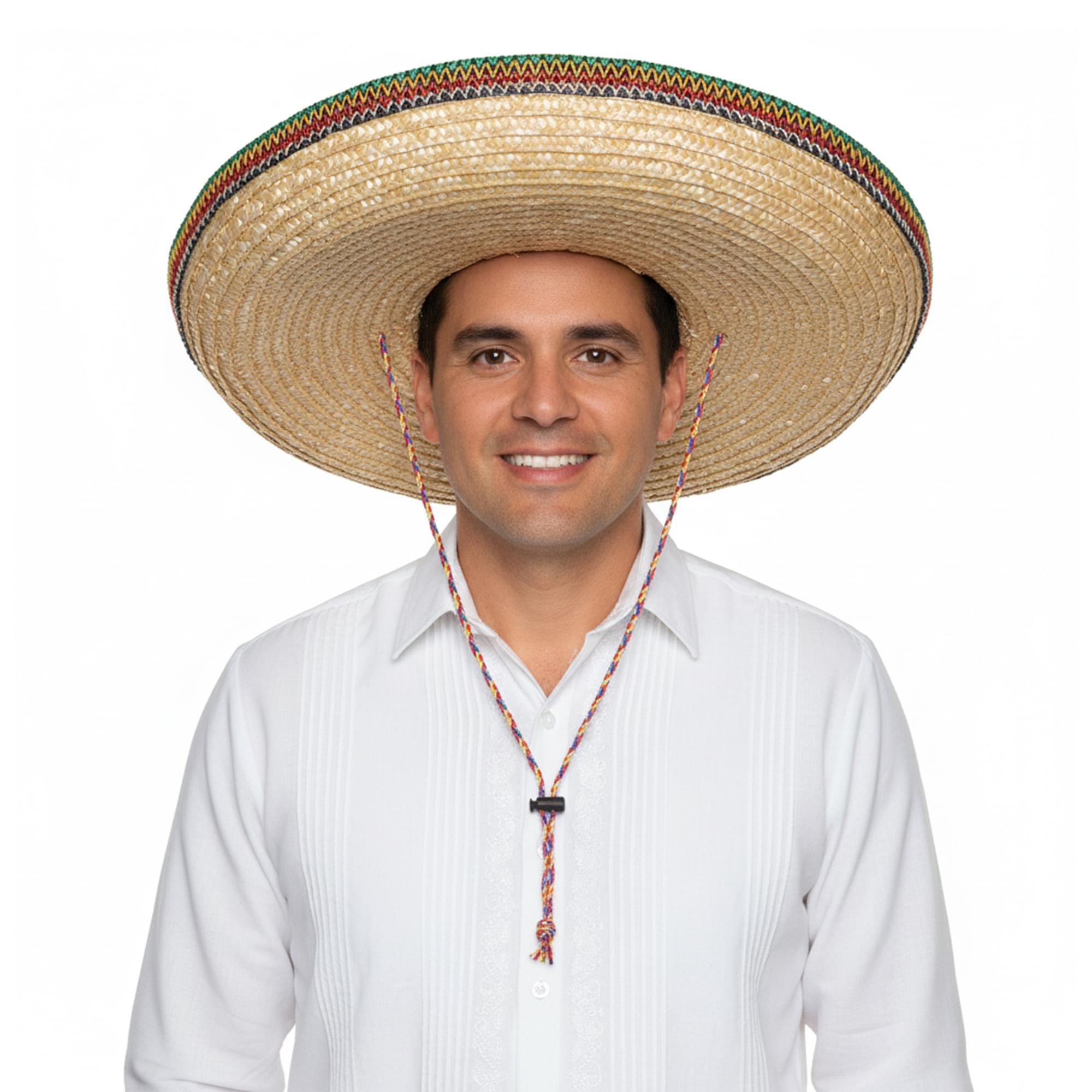 Straw Sombrero Adult Costume Accessory | 22 Inch