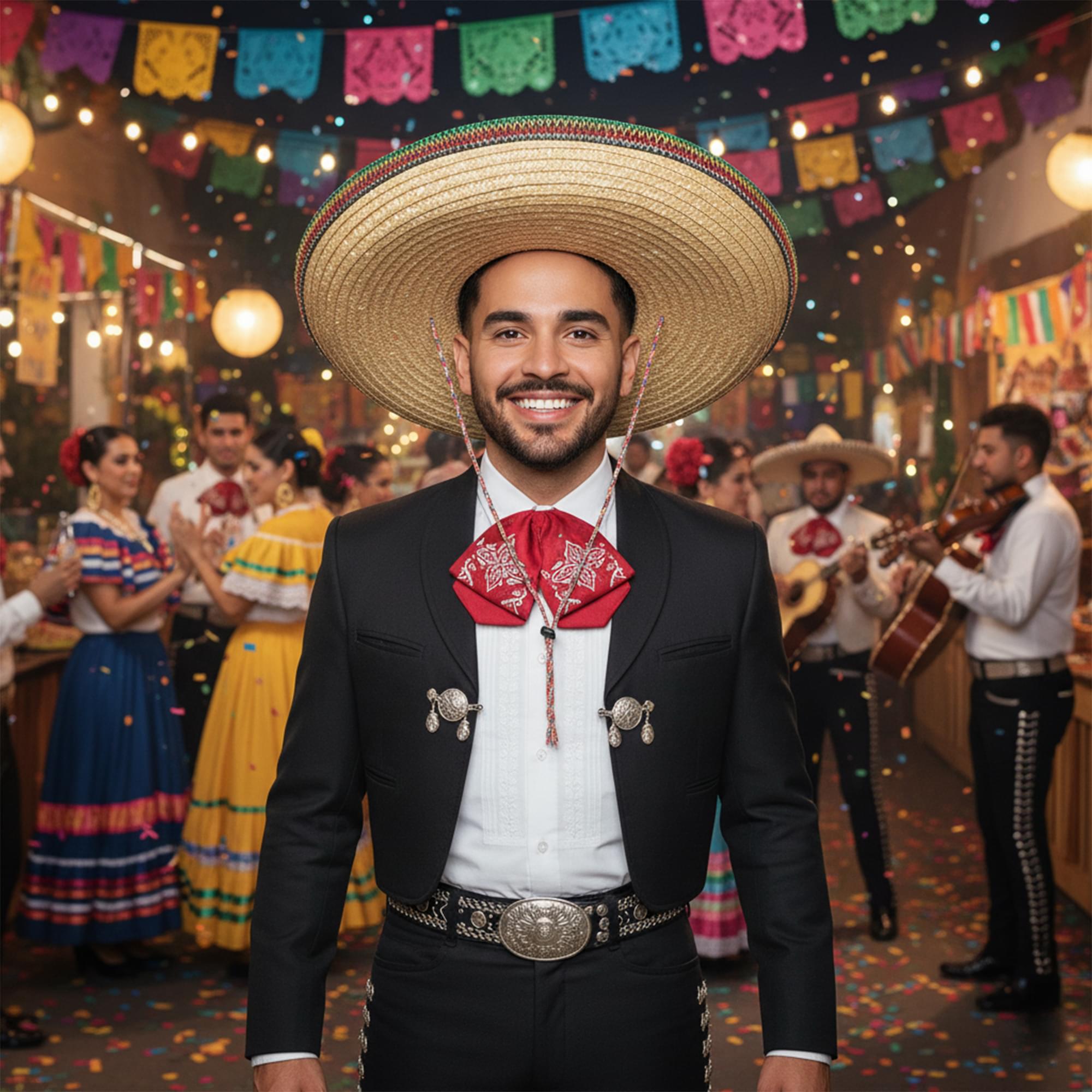 Straw Sombrero Adult Costume Accessory | 22 Inch