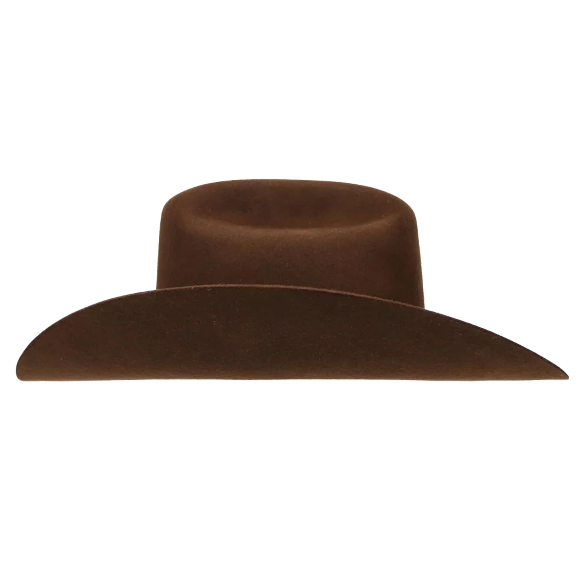 Cattleman Thick Felt Cowboy Hat Adult Costume Accessory | Brown