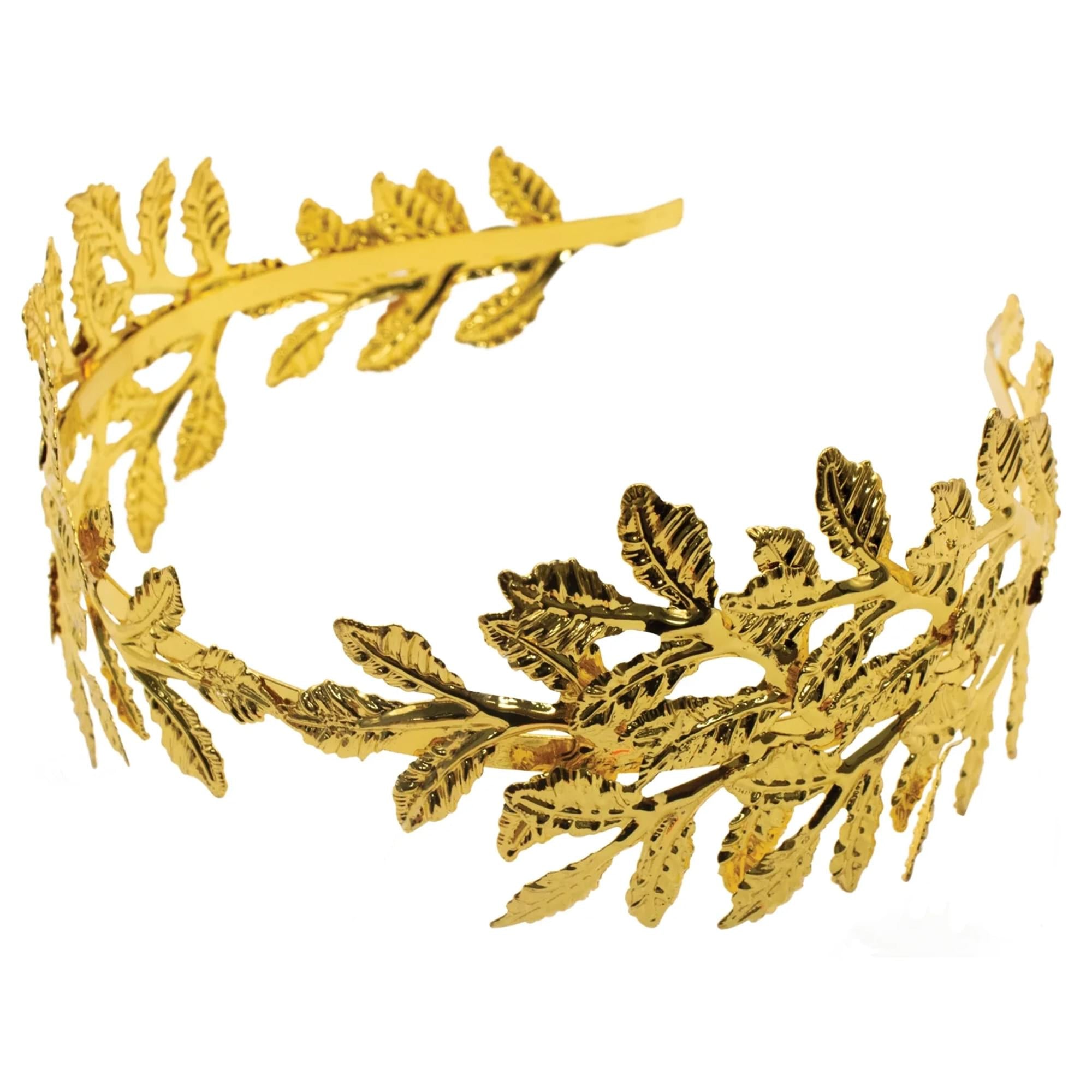 Greek Gold Leaf Tiara Adult Costume Half Headband
