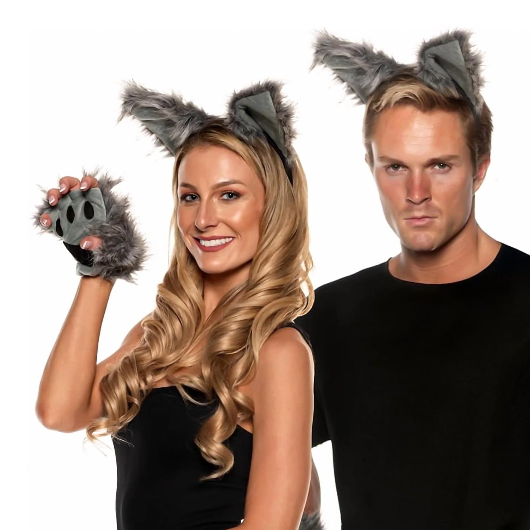 Werewolf Adult Costume Accessory Set | Light Grey