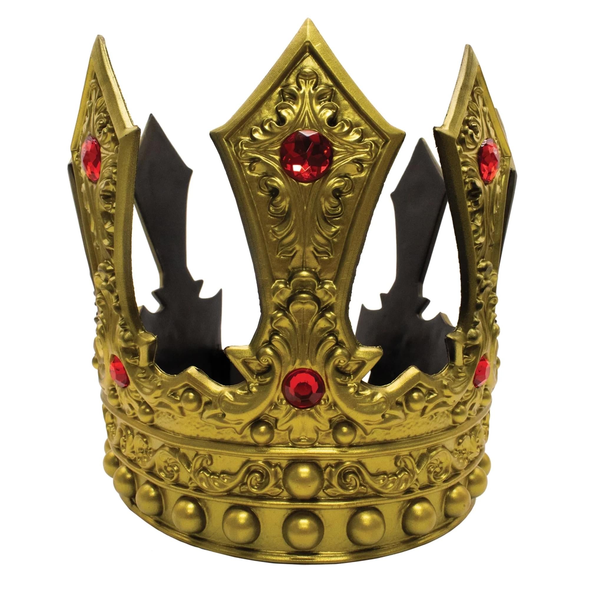 King's Gold Adjustable Foam Crown Adult Costume Accessory