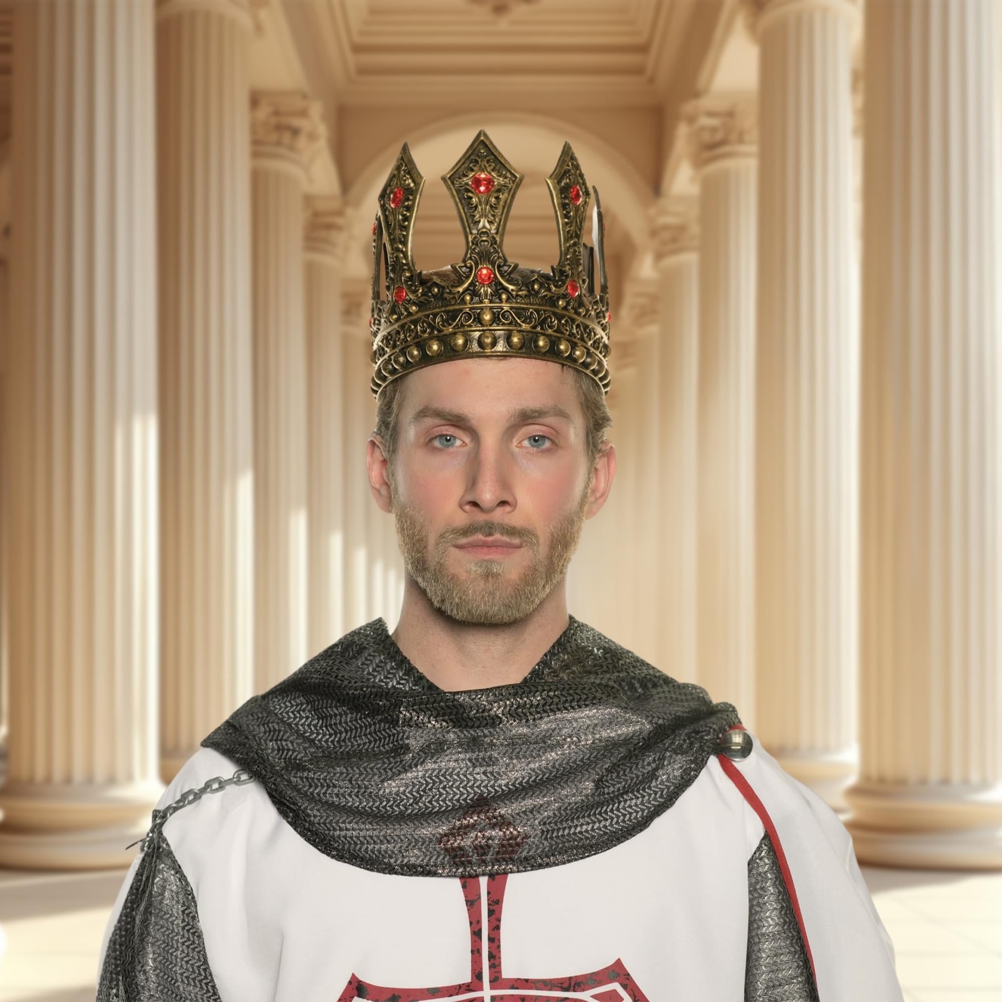 King's Bronze Adjustable Foam Crown Adult Costume Accessory