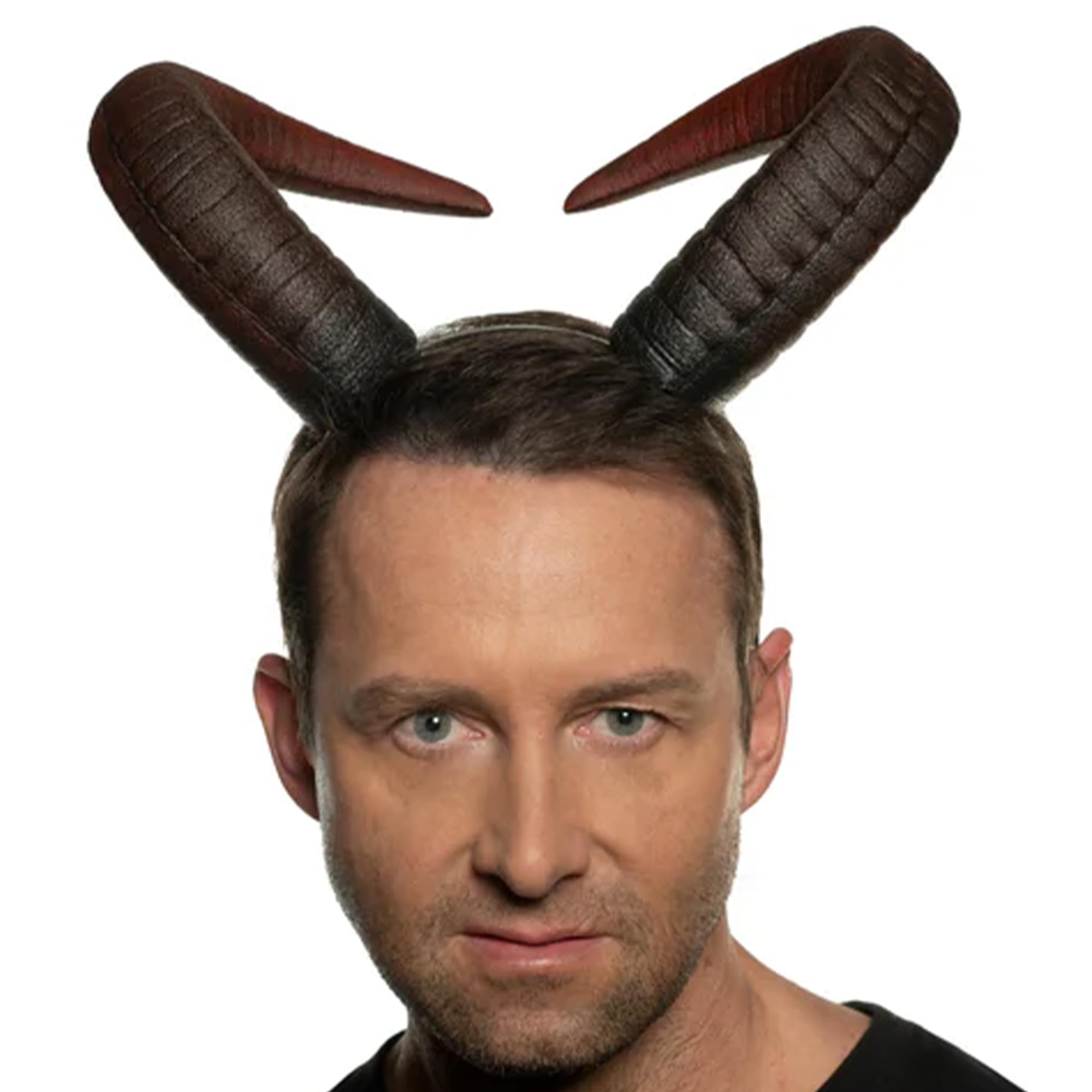 Bull Horns Foam Adult Costume Headband
