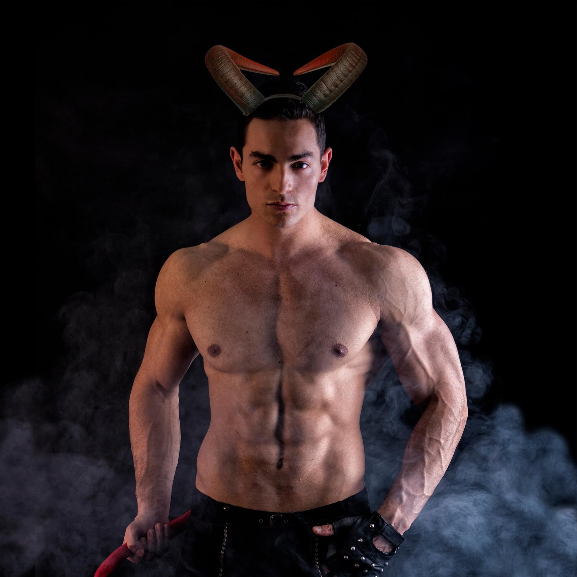 Bull Horns Foam Adult Costume Headband