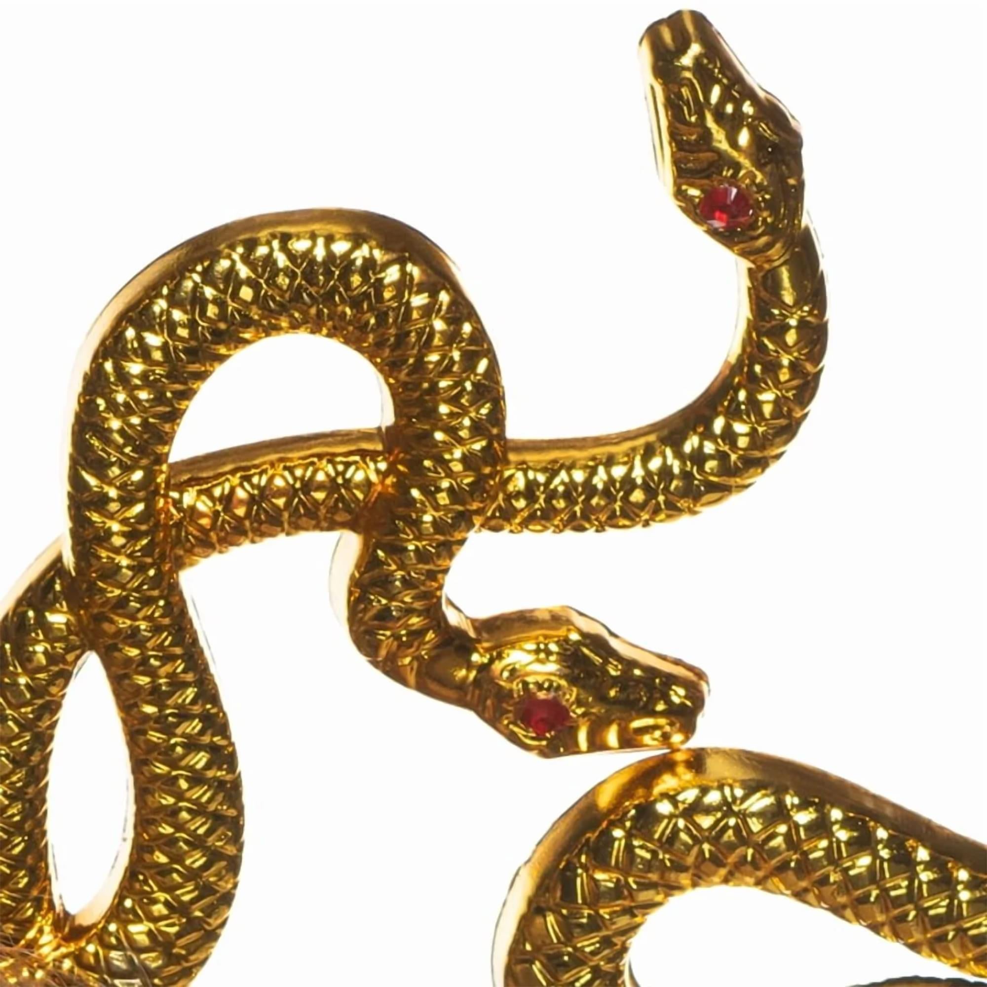 Medusa Gold Snakes Adult Costume Headpiece
