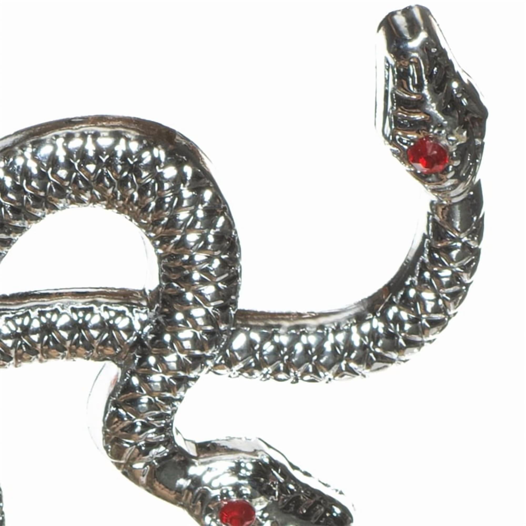 Medusa Silver Snakes Adult Costume Headpiece