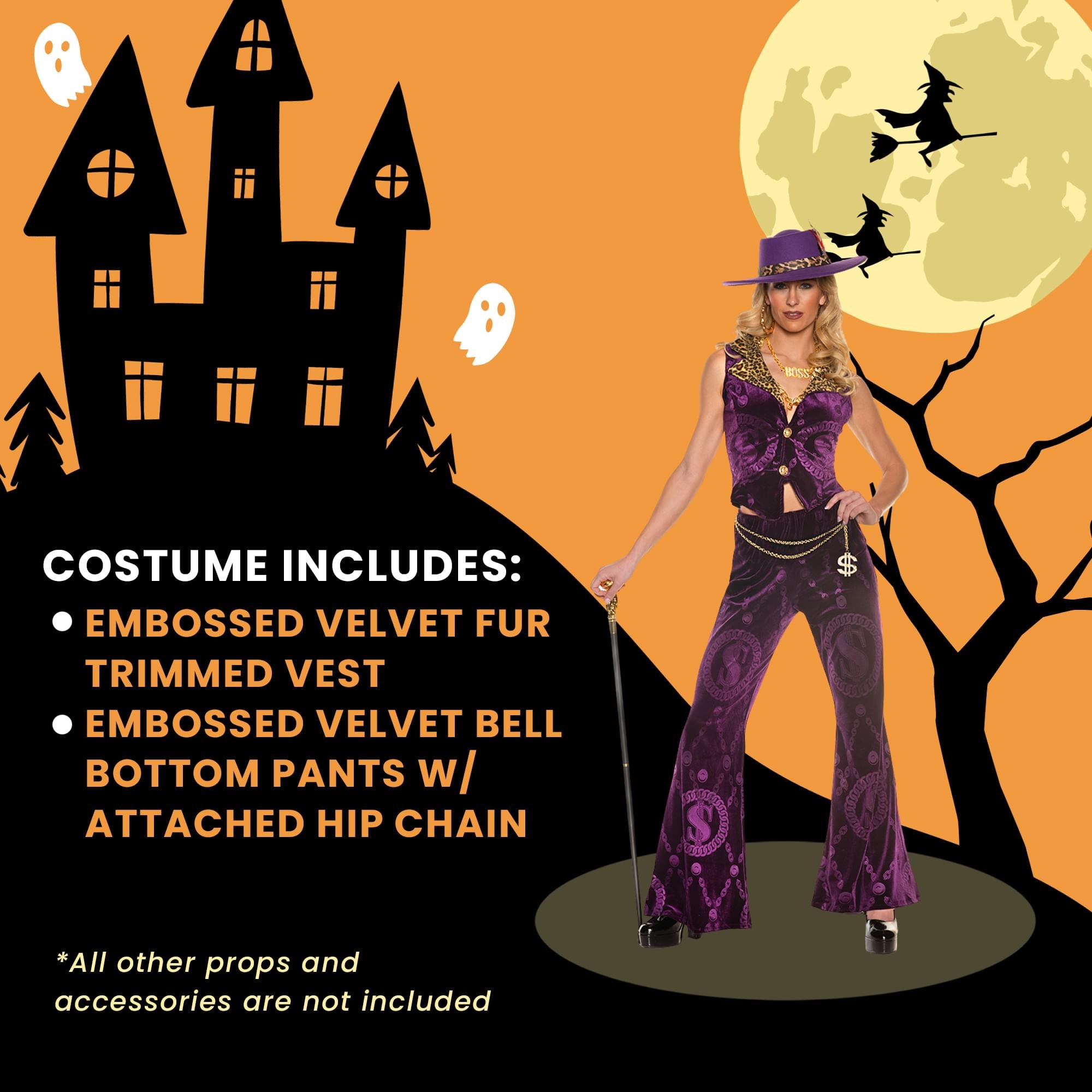 Dollars & Dreams Adult Women's Costume