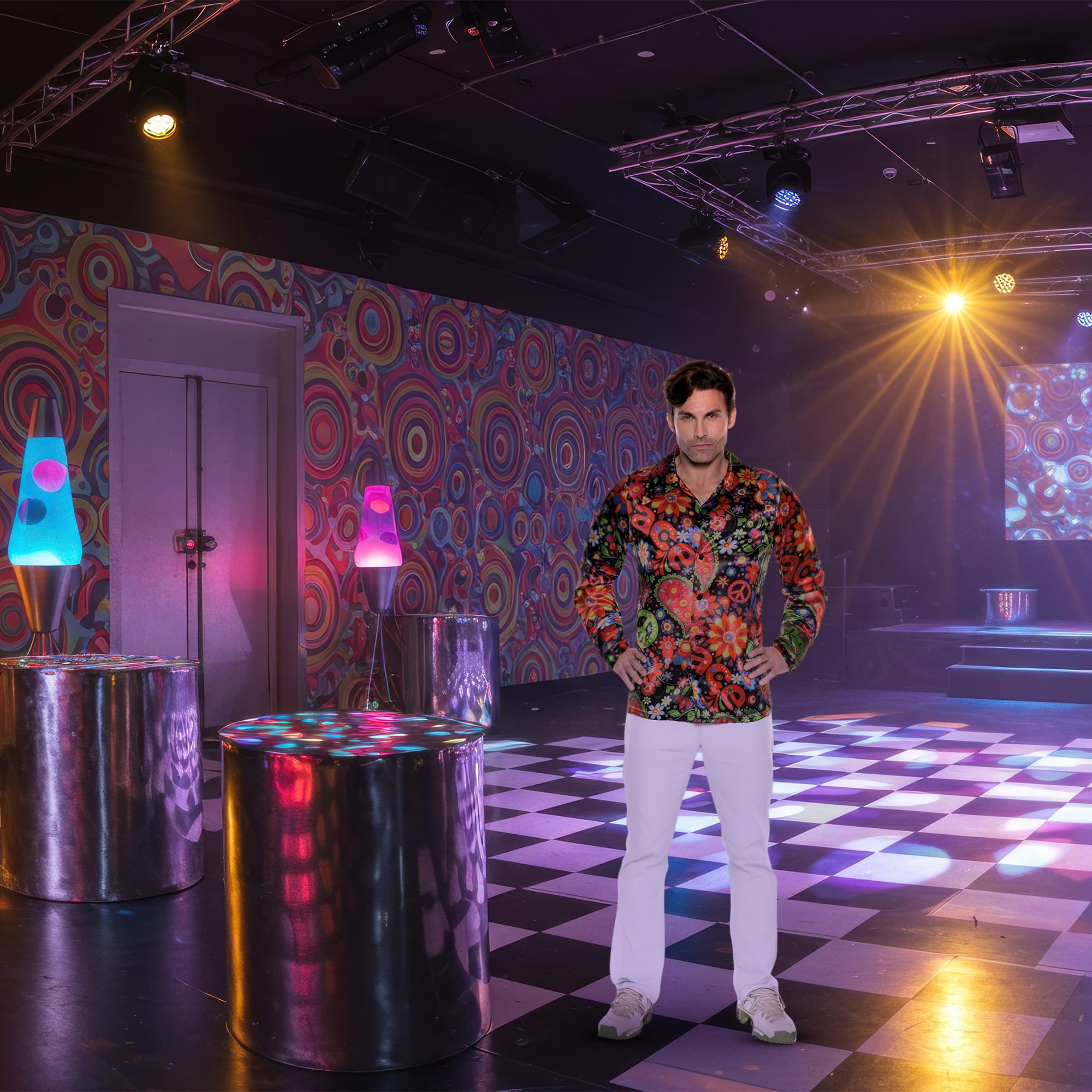 60's Psychedelic Shirt Adult Costume