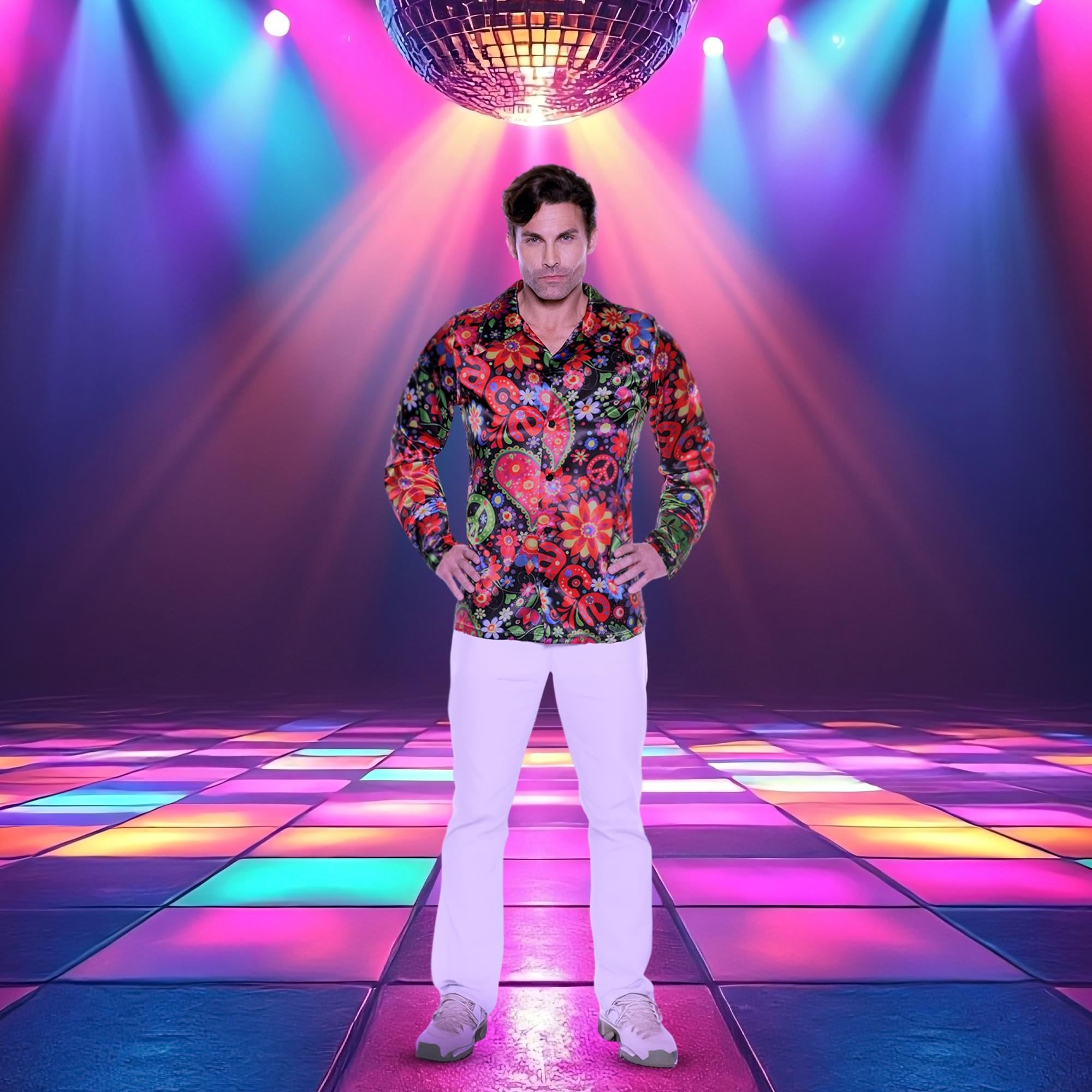 60's Psychedelic Shirt Adult Costume