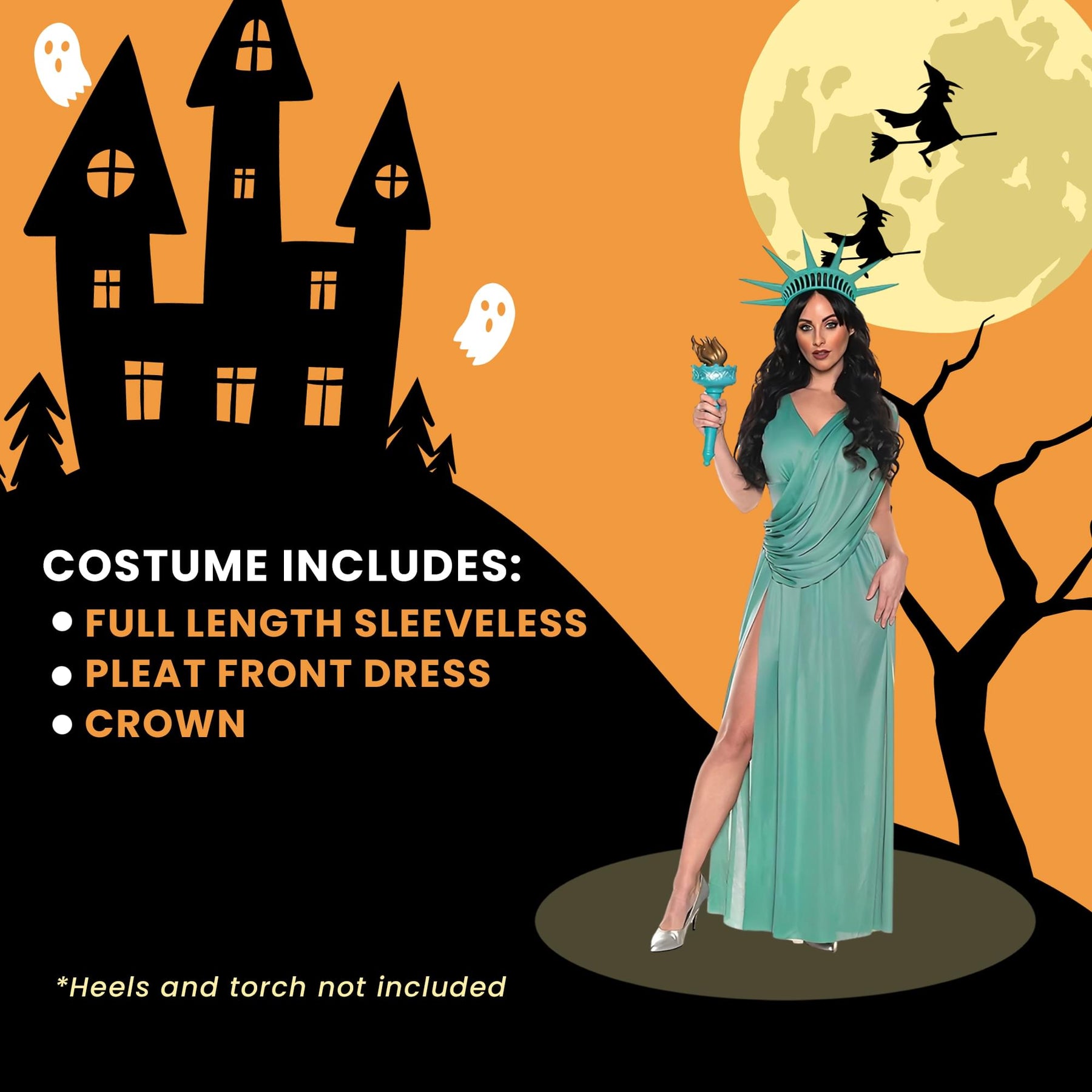 Statue Of Liberty Adult Women's Costume
