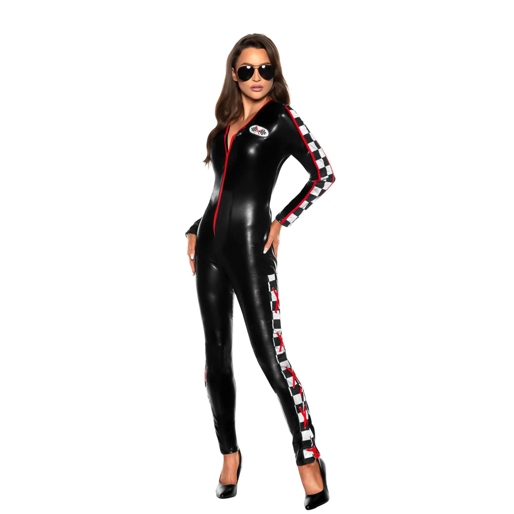 Fast Lane Race Car Driver Adult Women's Costume