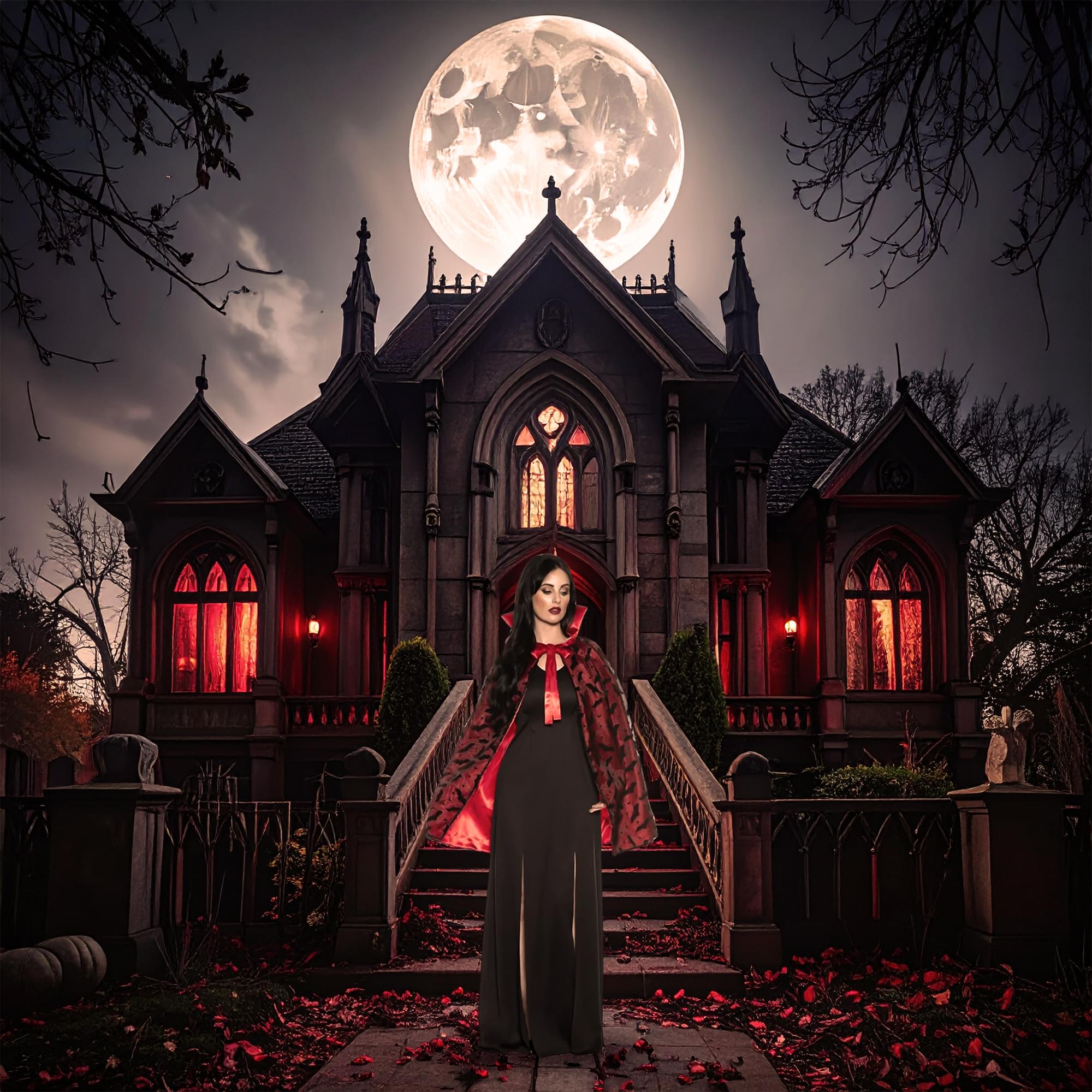 Vampire Adult Costume Mini Cape | Standard