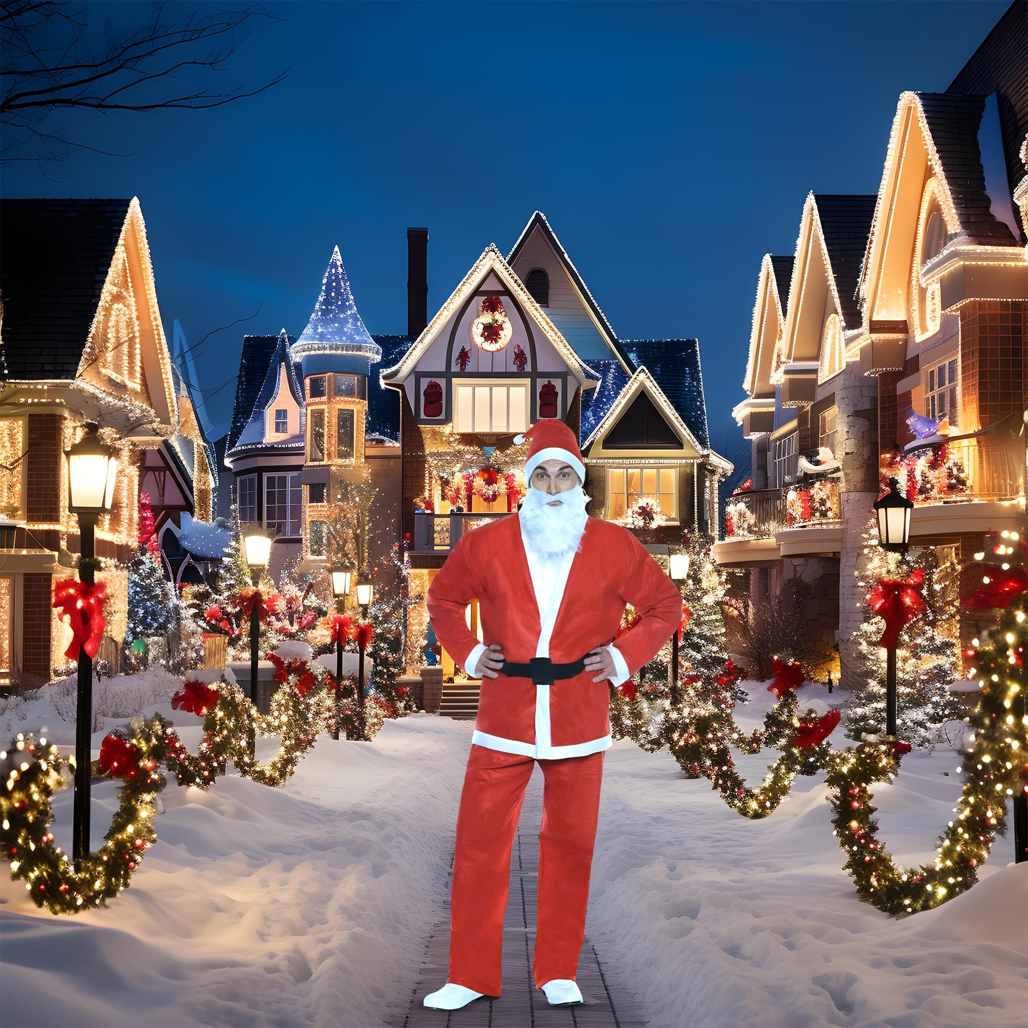 Economy Santa Suit Adult Costume