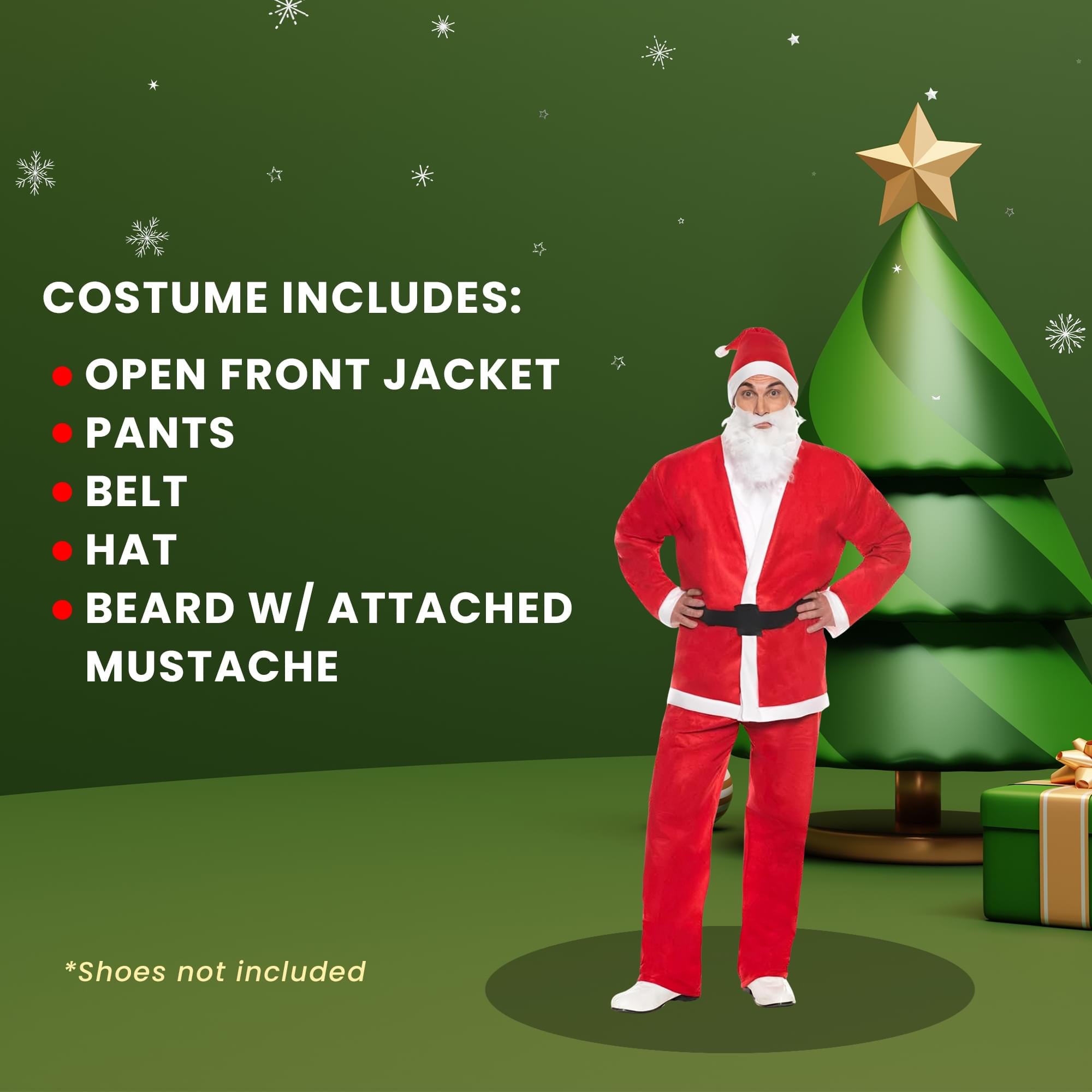 Economy Santa Suit Adult Costume