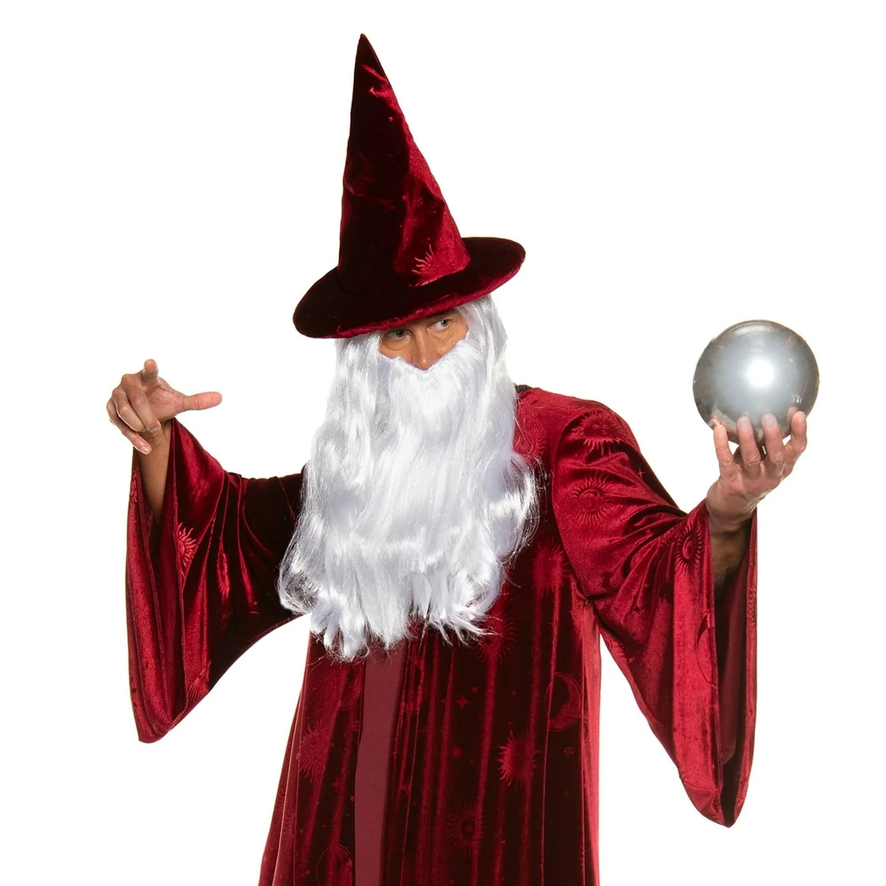 Stargazer Wizard Red Adult Costume