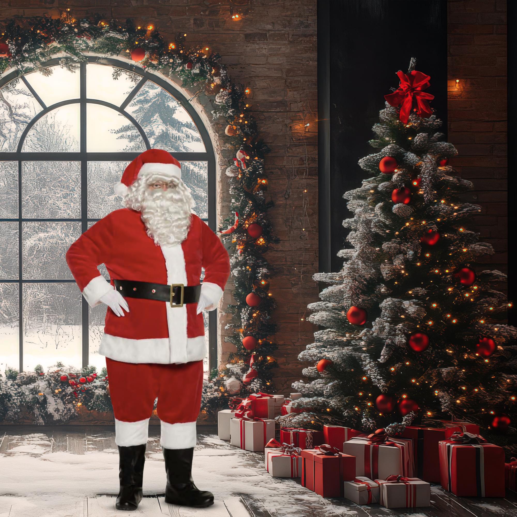 Deluxe Santa Suit Adult Costume