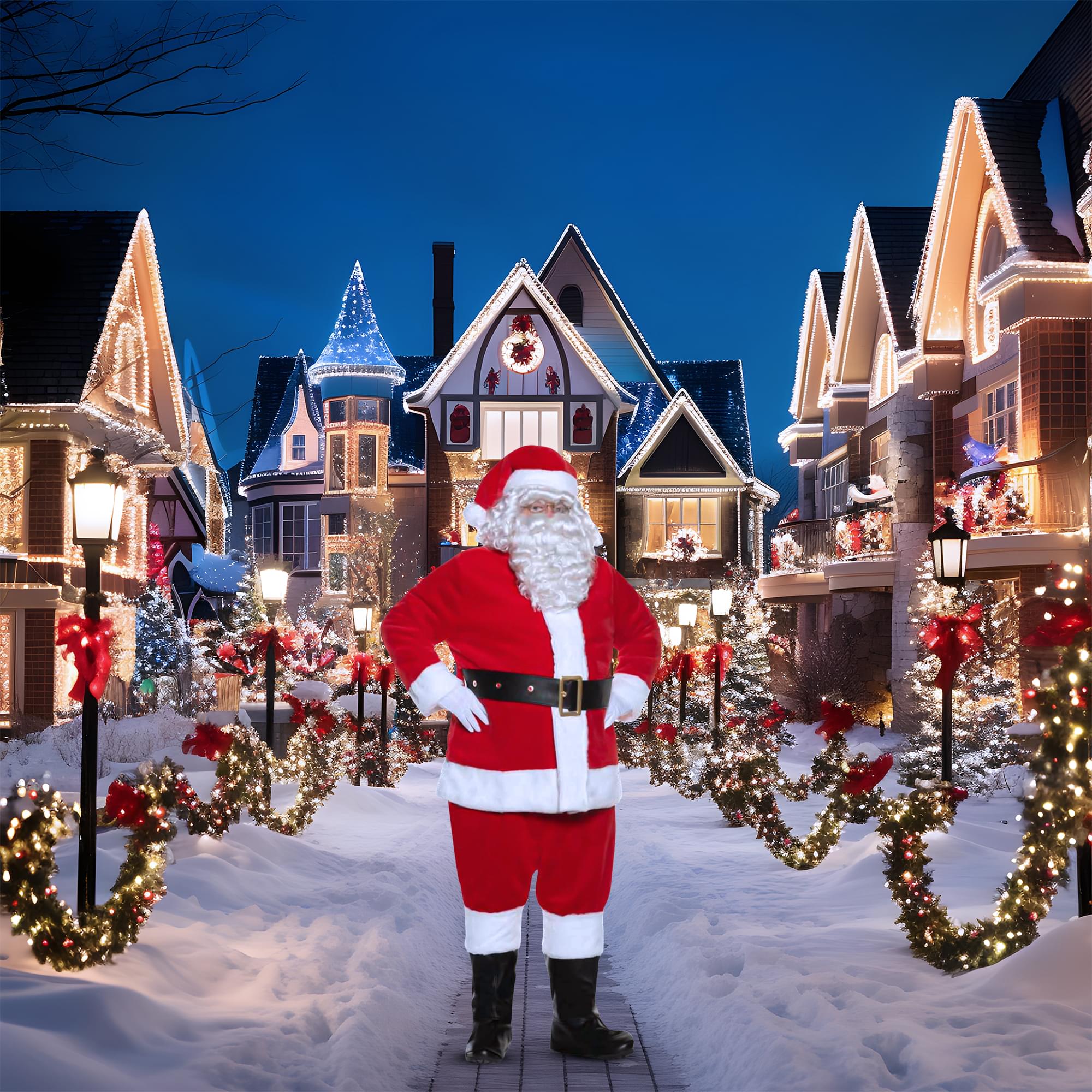 Deluxe Santa Suit Adult Costume