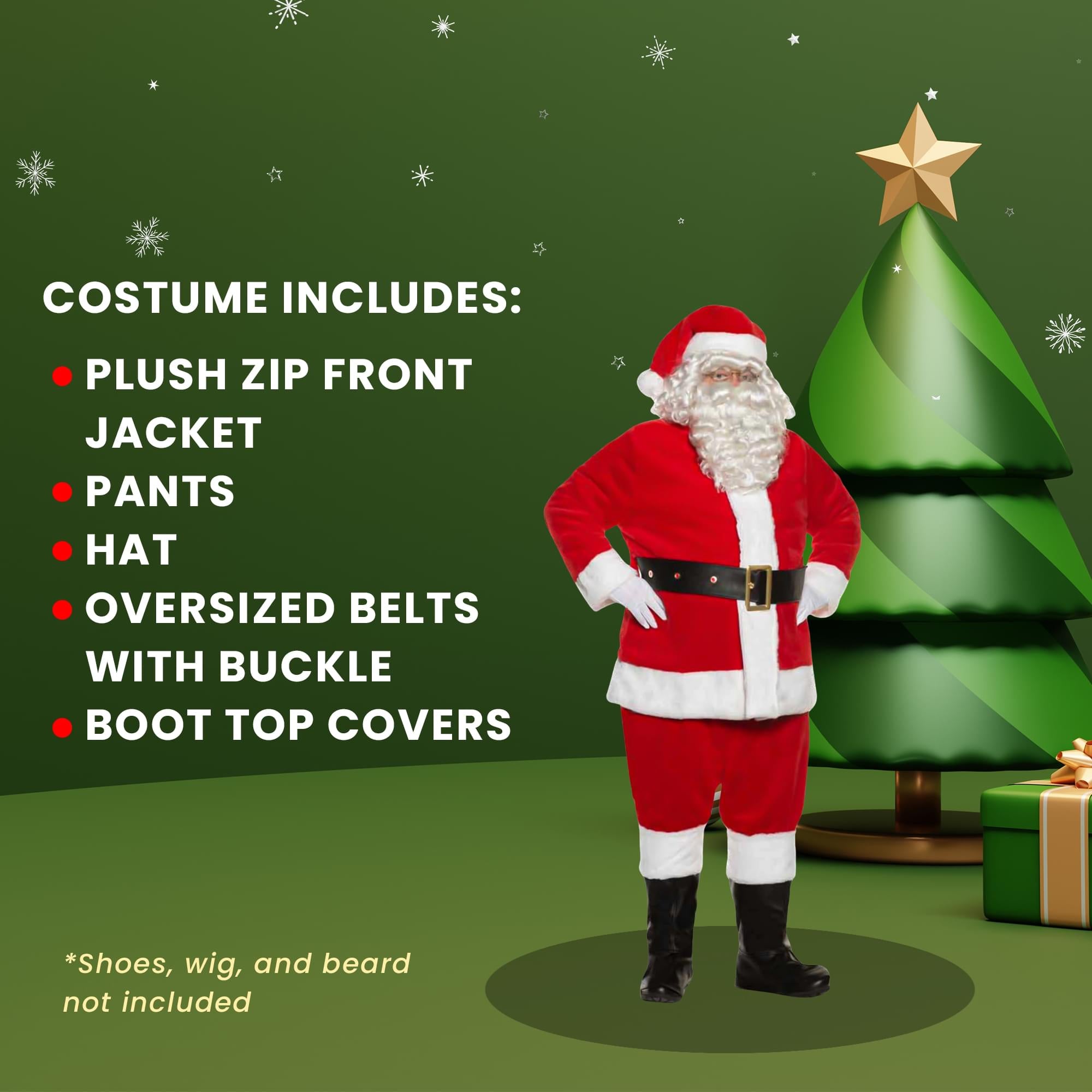 Deluxe Santa Suit Adult Costume