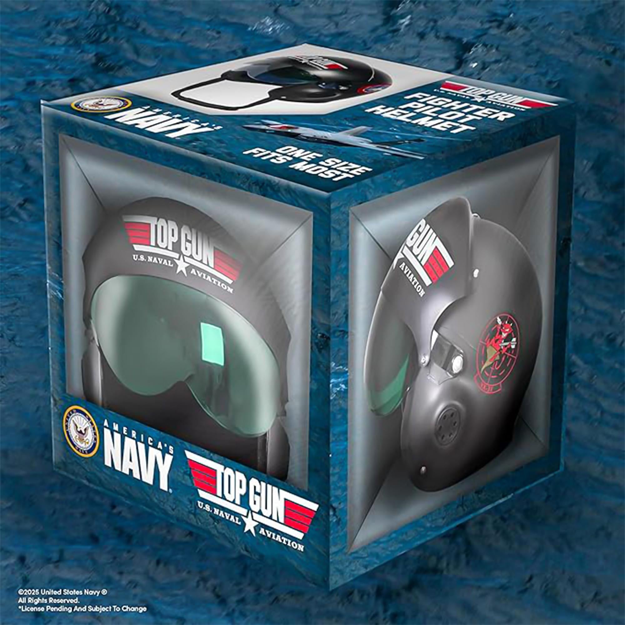 Top Gun Fighter Pilot Helmet Adult Costume Accessory